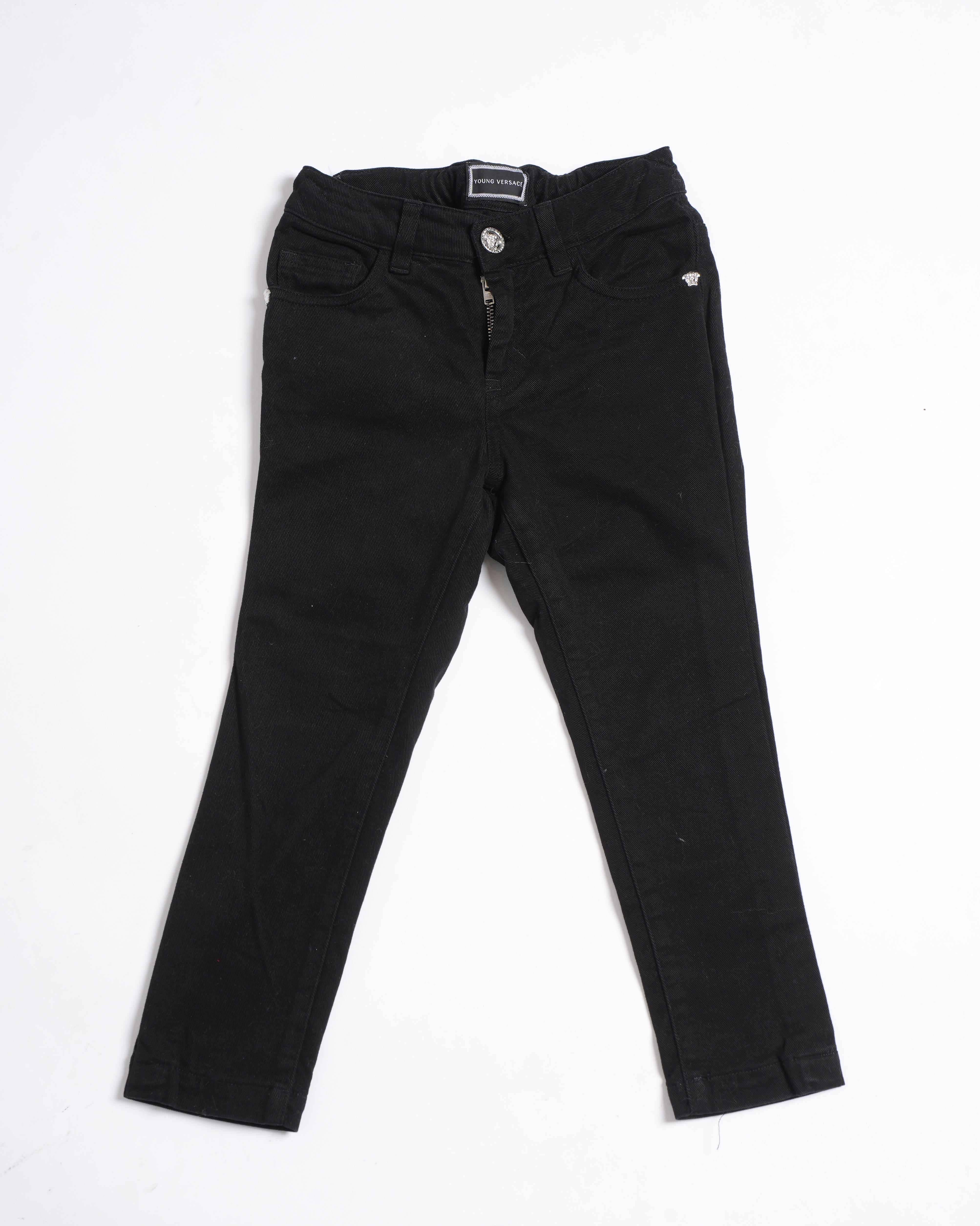Young Versace Black Denim Trouser