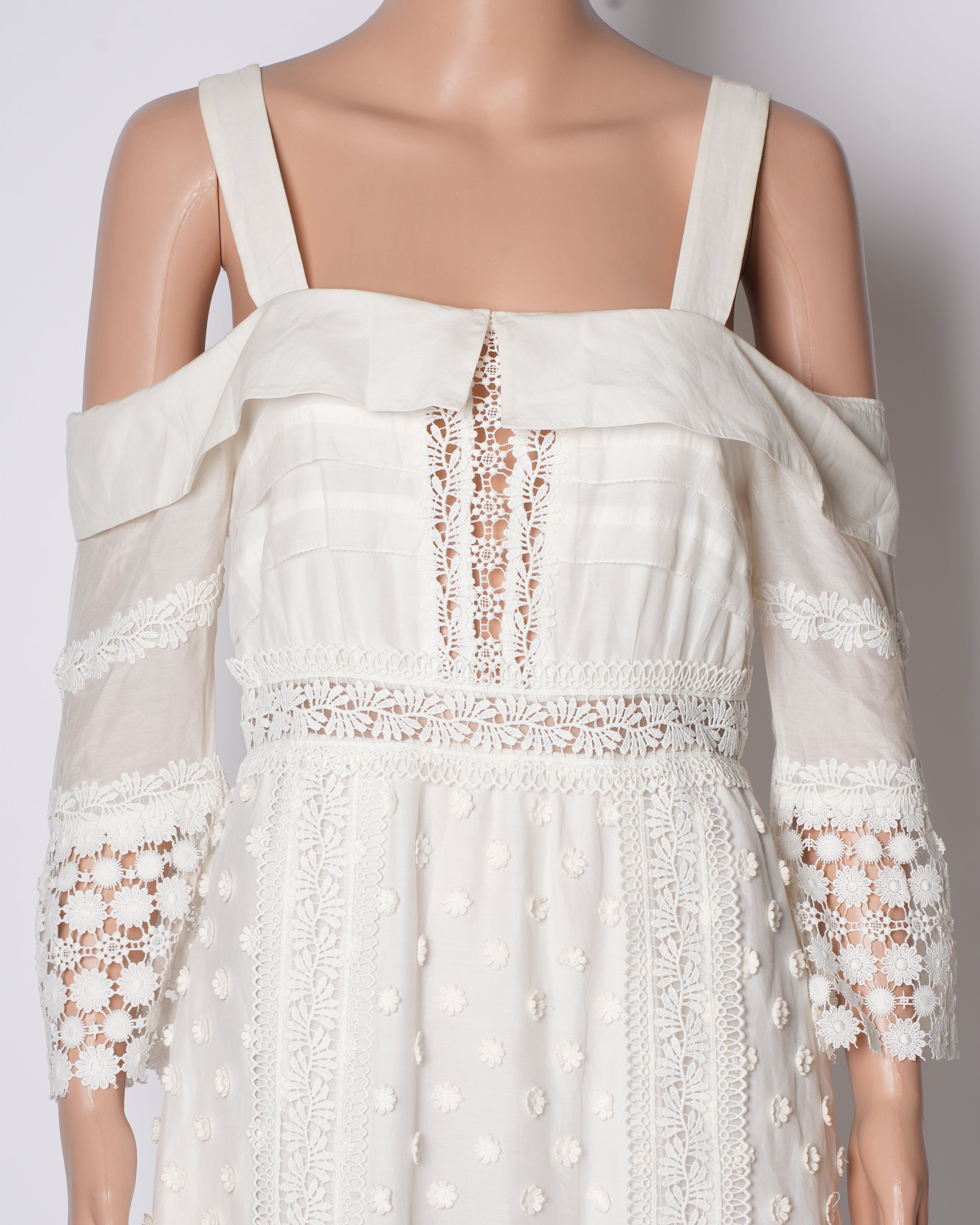 Self Portrait White Lace Dress