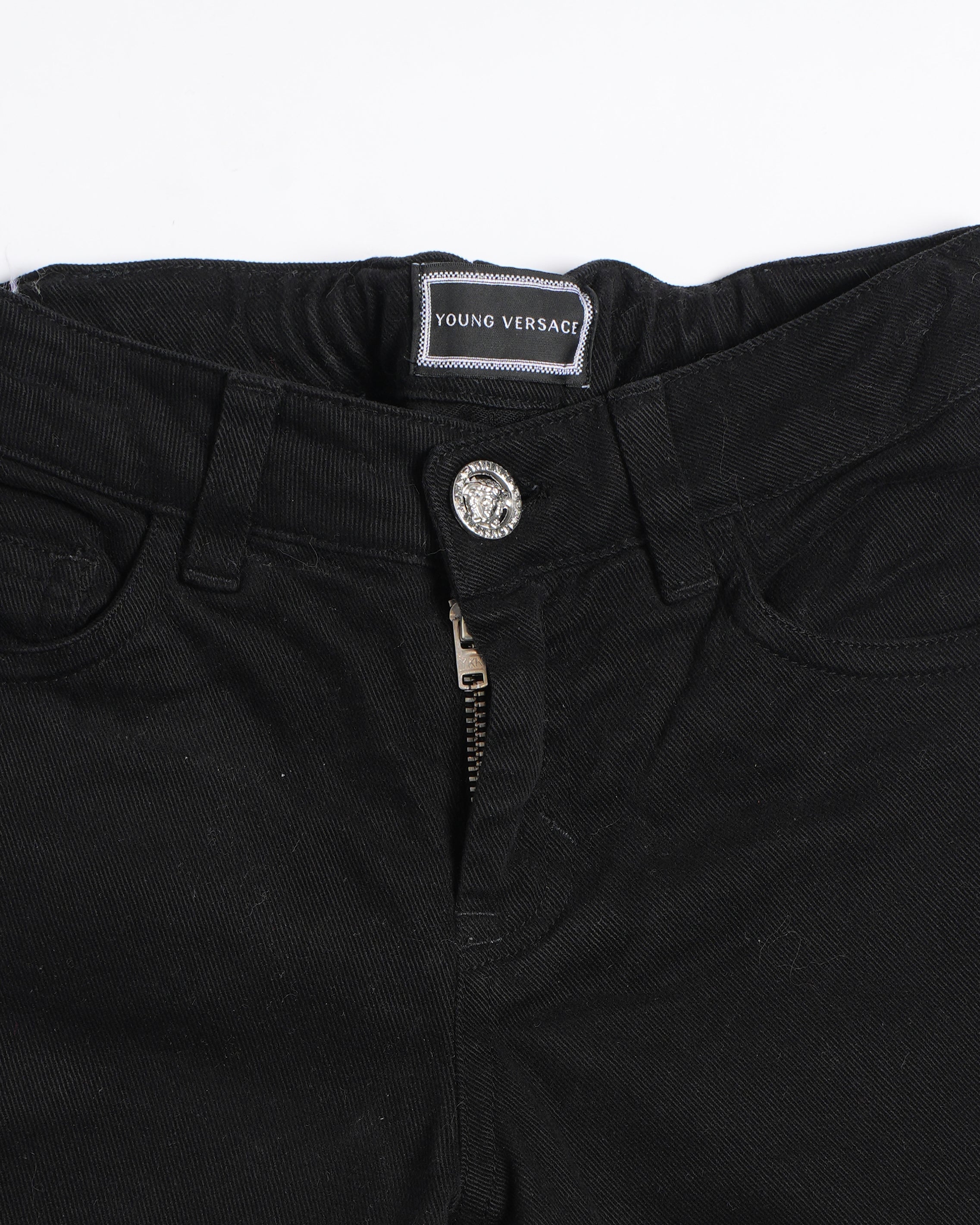 Young Versace Black Denim Trouser