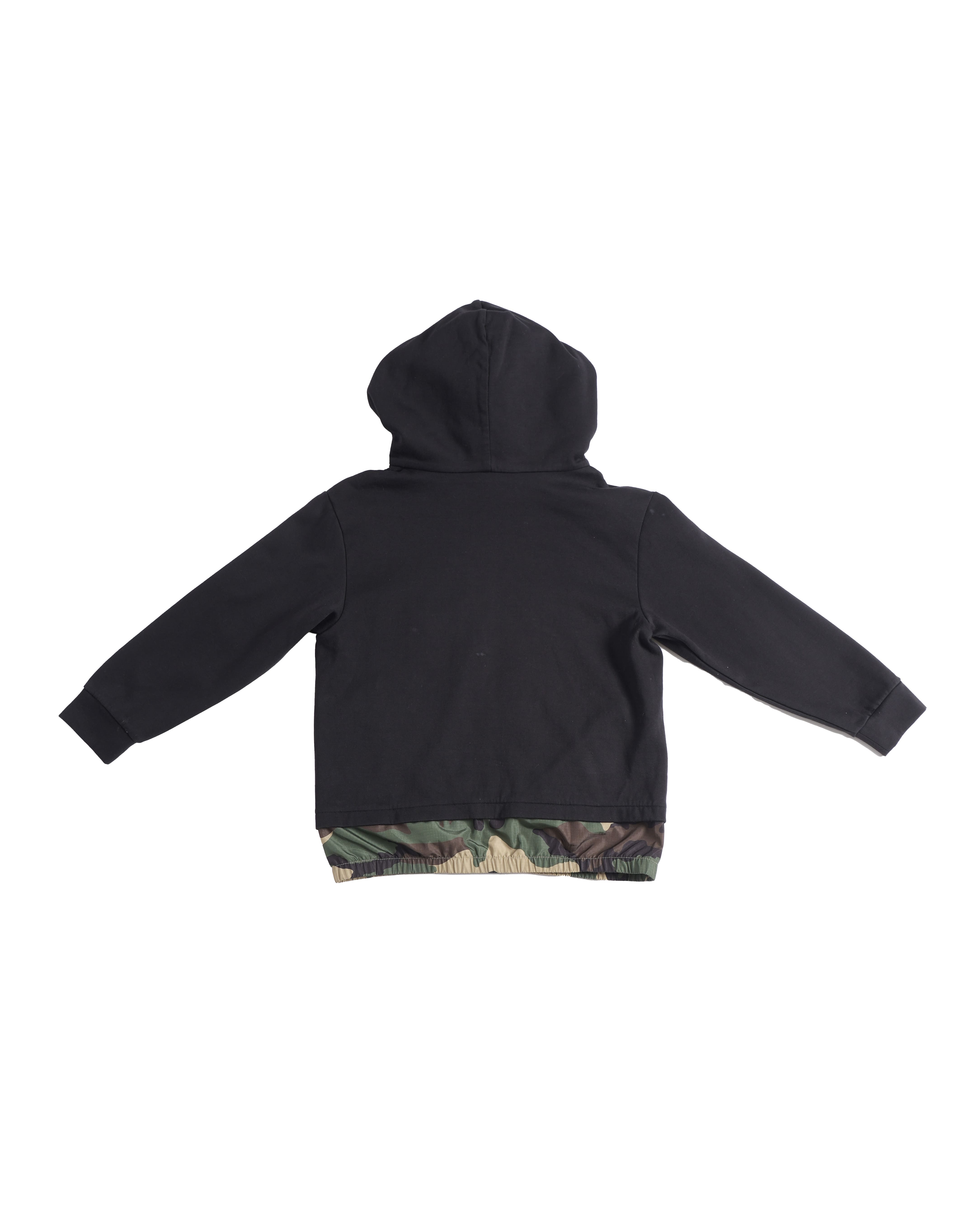 Dolce & Gabbana Kids Joggers & Hoodie Co-ord Set With Military Print Accent