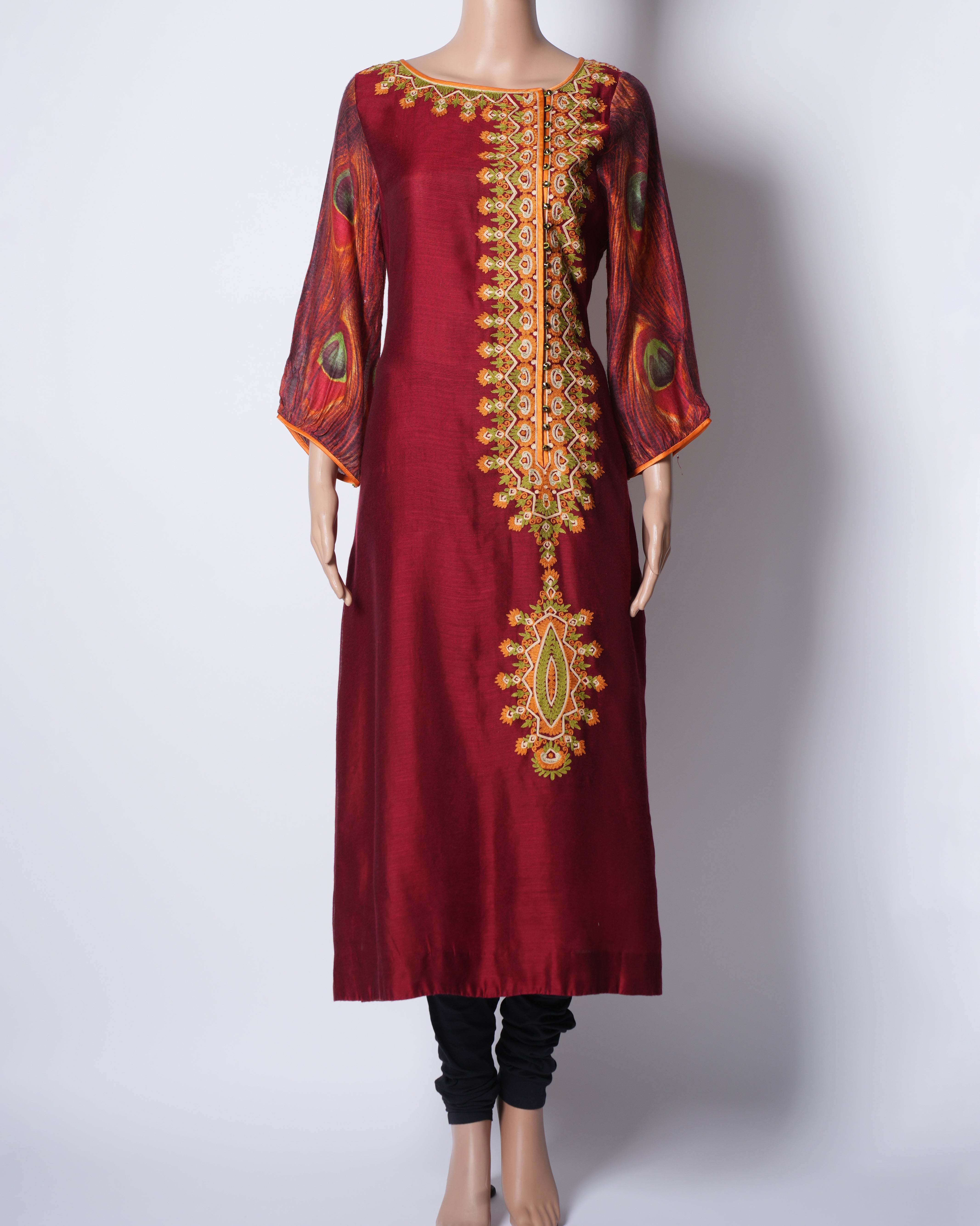 Nomi Ansari Red Kurta