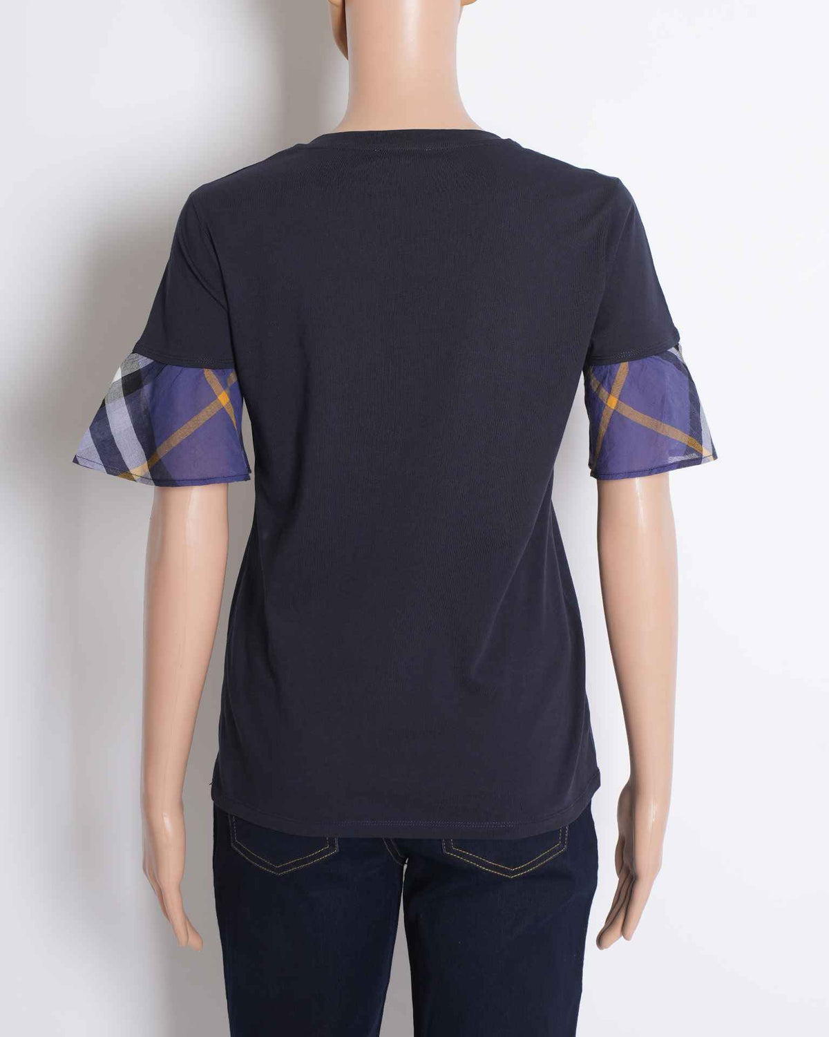 Burberry women's t-shirt in navy blue