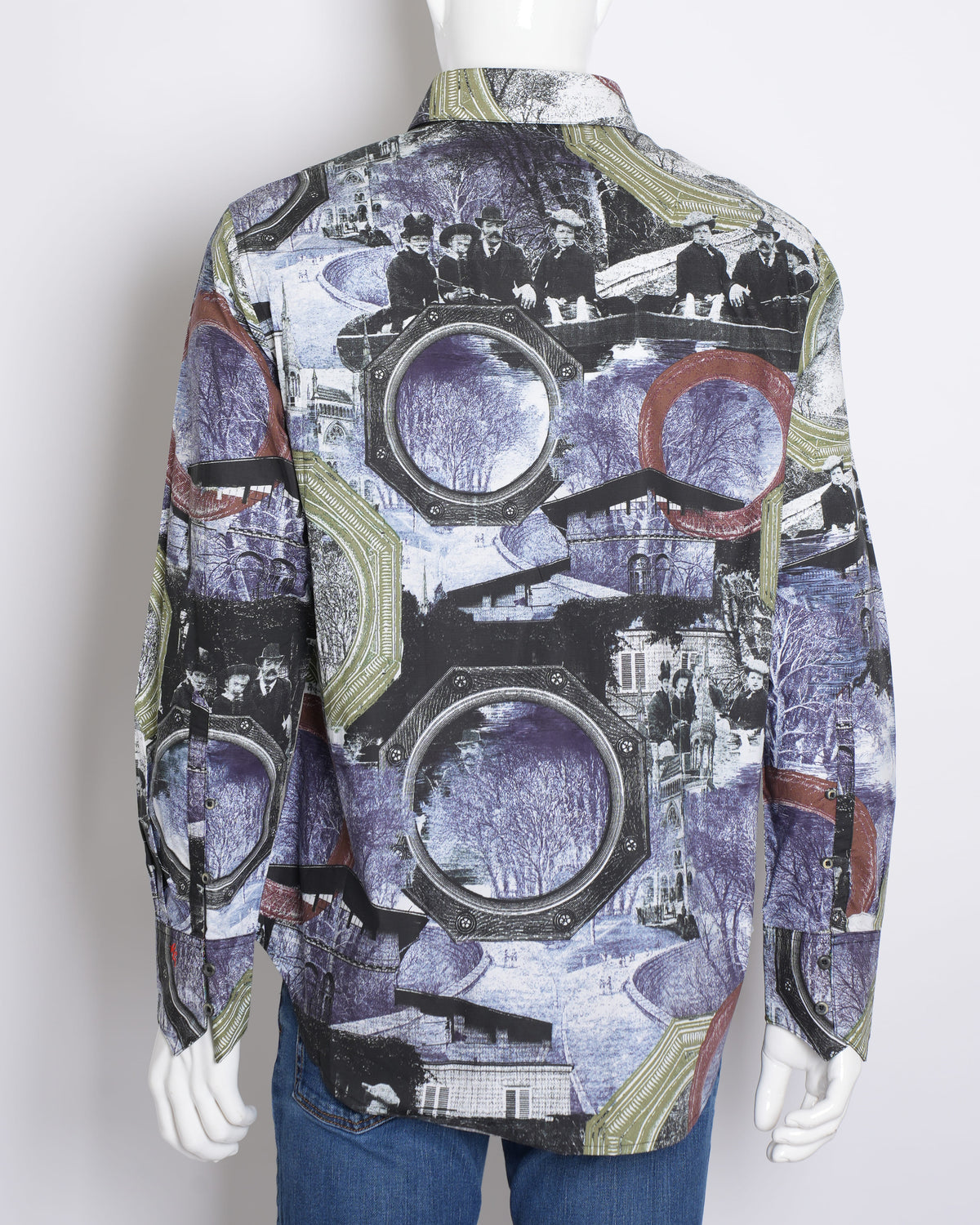 Roberto Graham Button Down Full Sleeve Printed Shirt