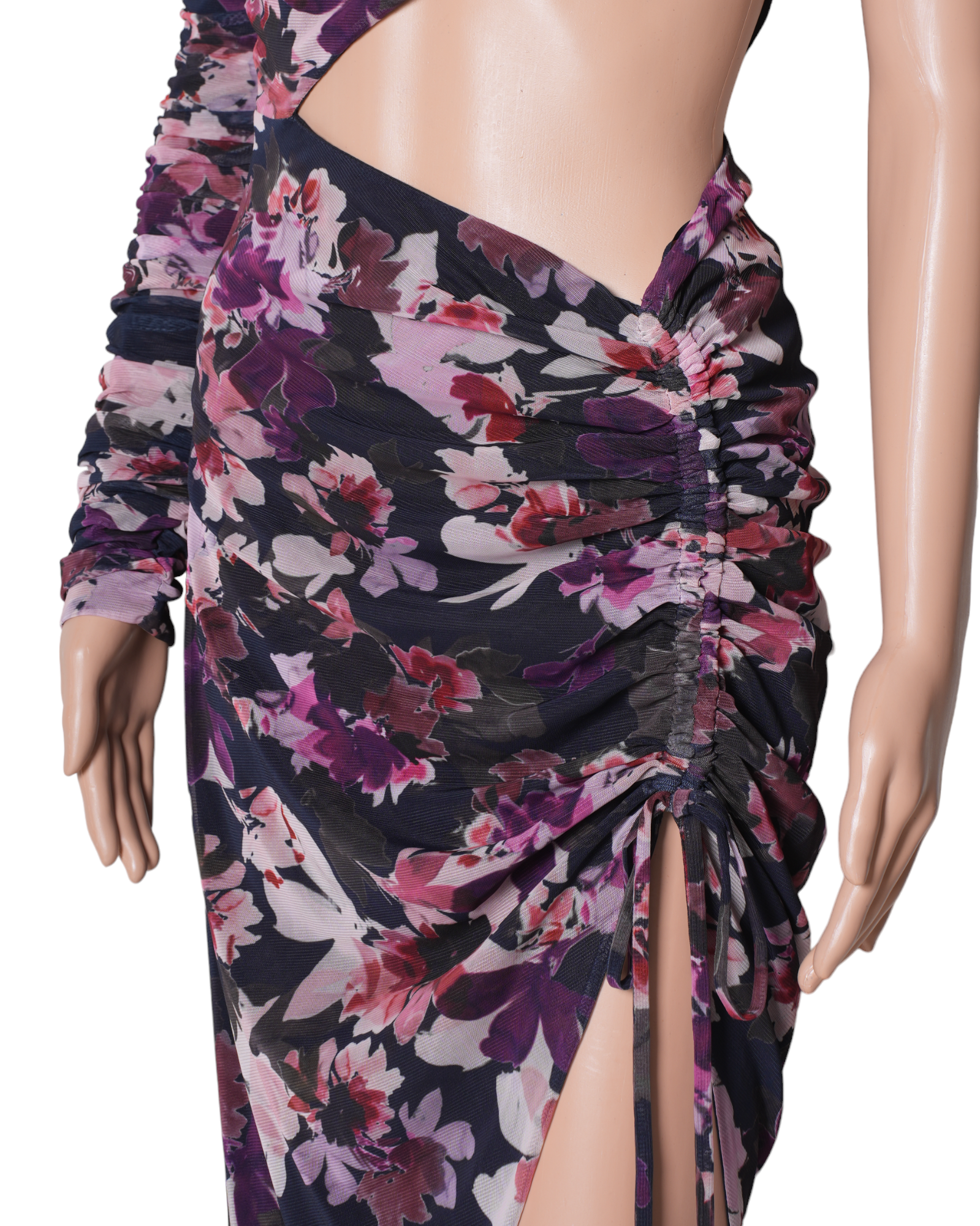 Nicholas Floral Drape Dress