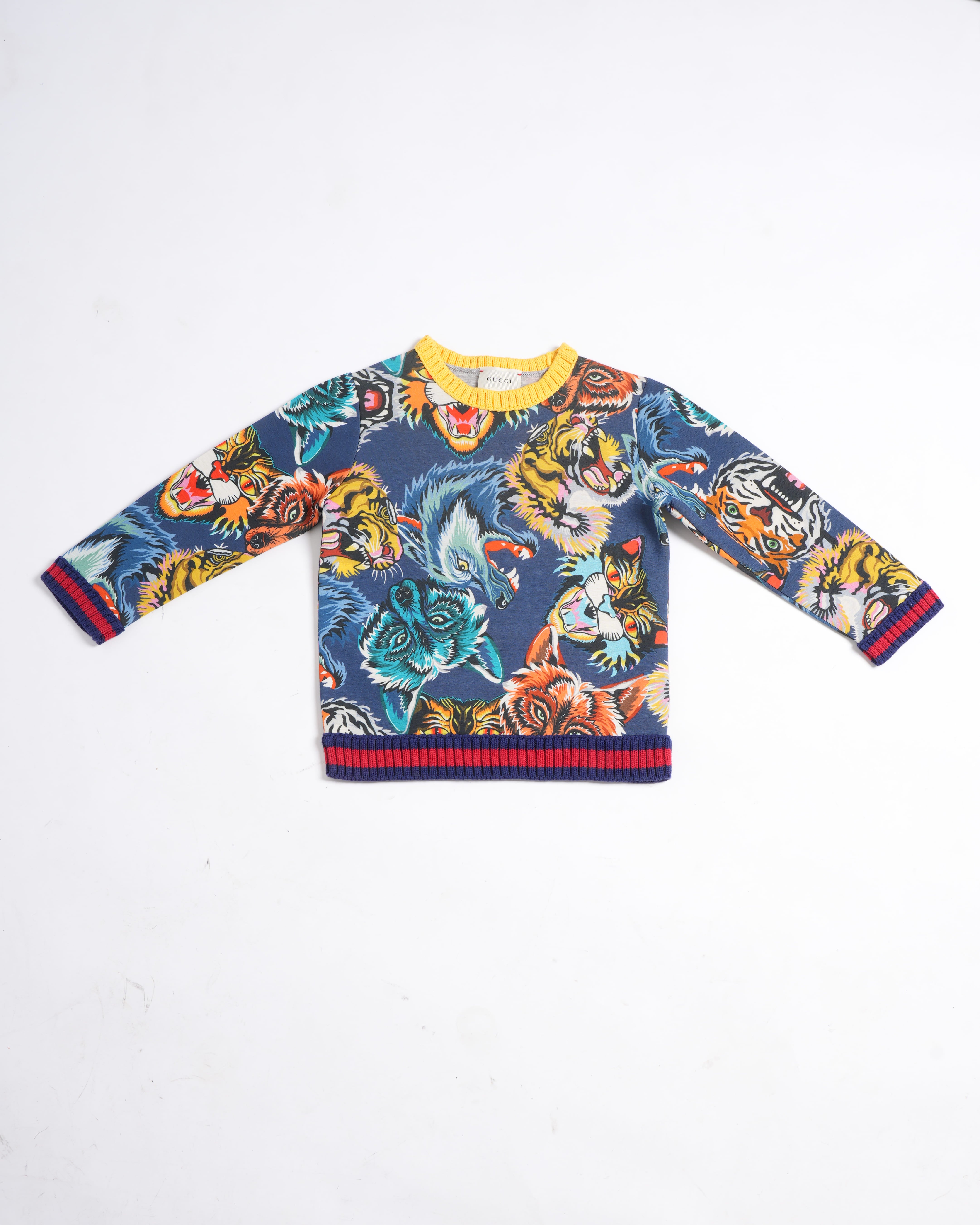 Gucci Kids Wolf Sweatshirt