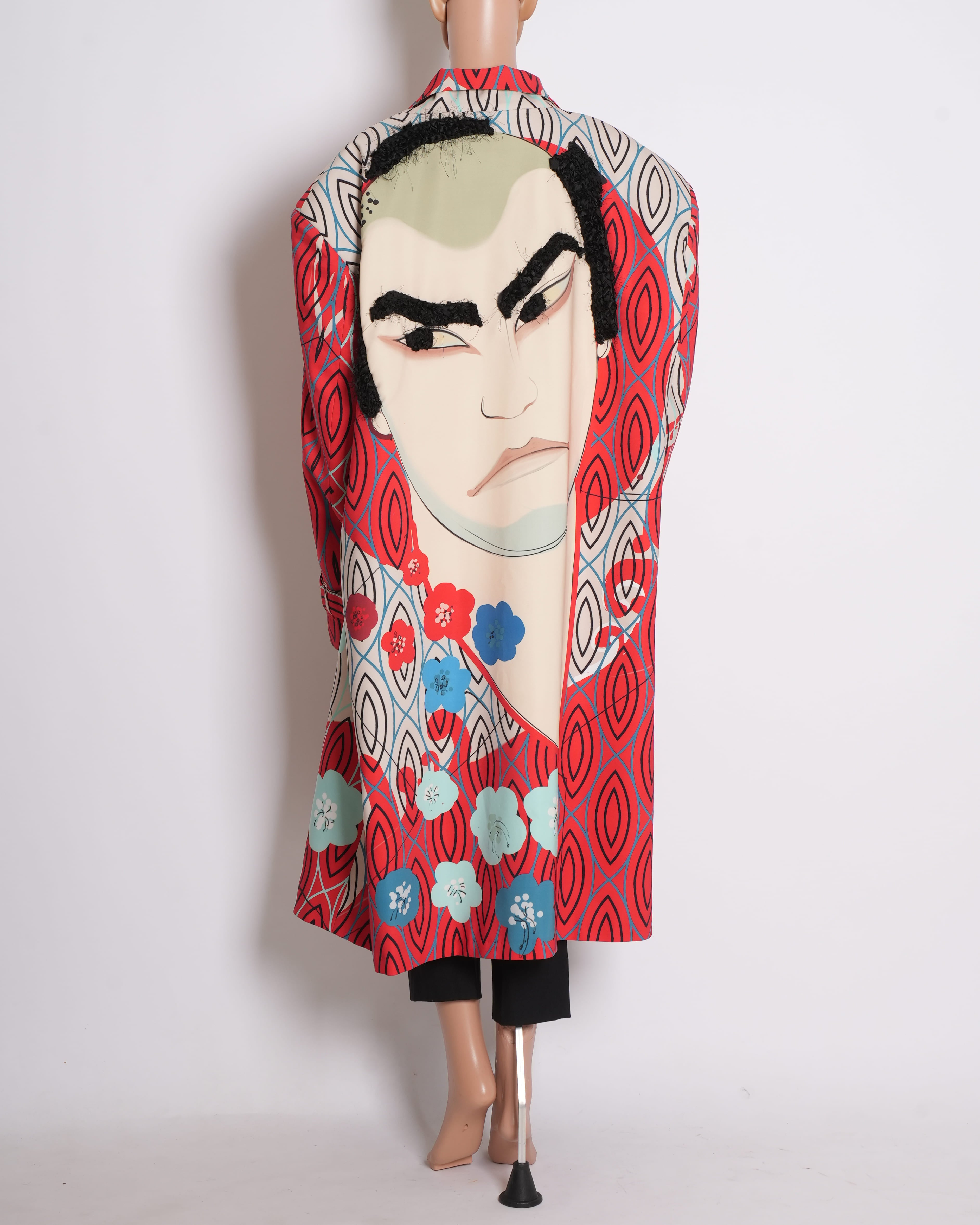 Two Point Two Multi Colour Shui Trench Coat