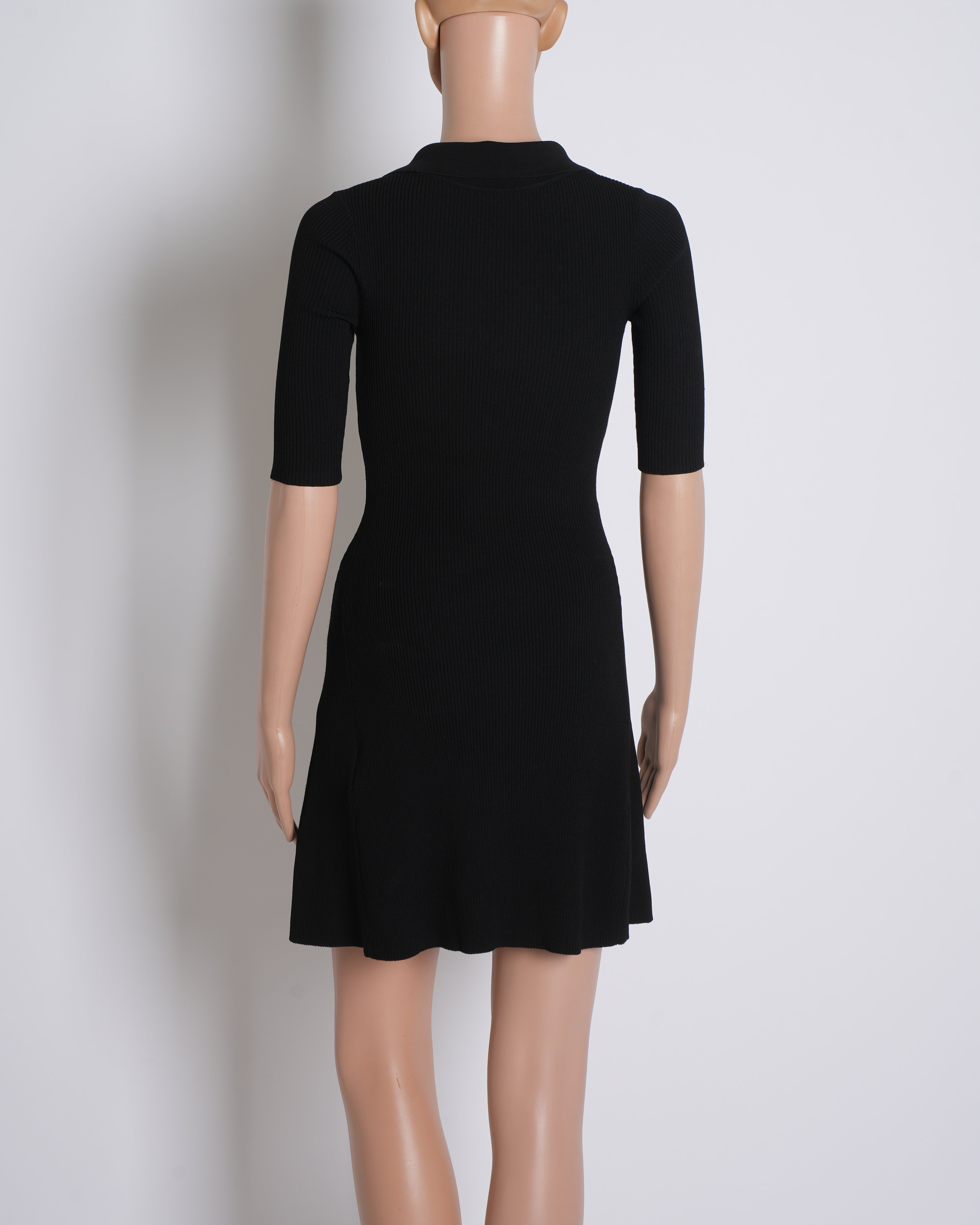Maje black shirt dress