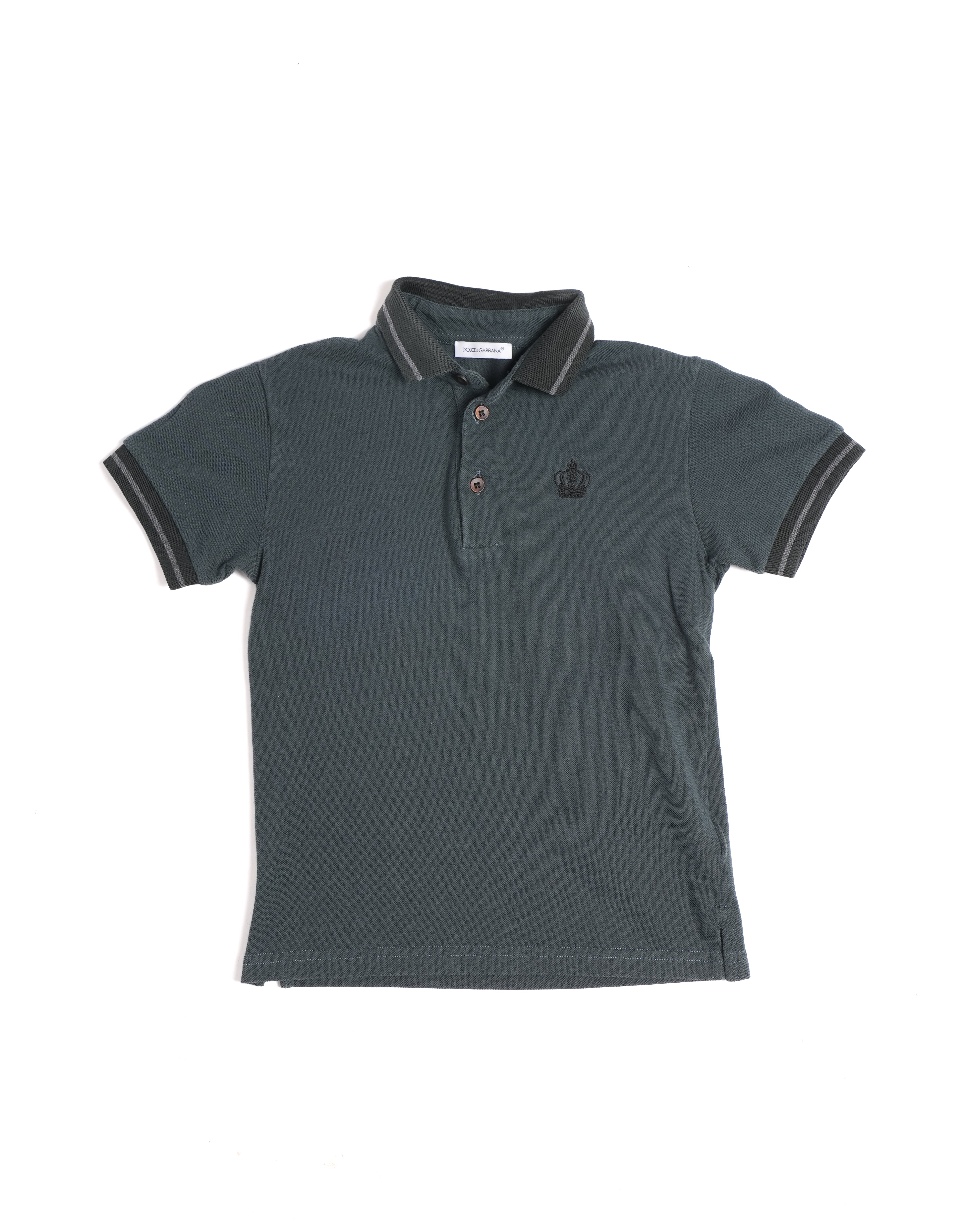 Dolce & Gabbana Green Polo Kids T-Shirt