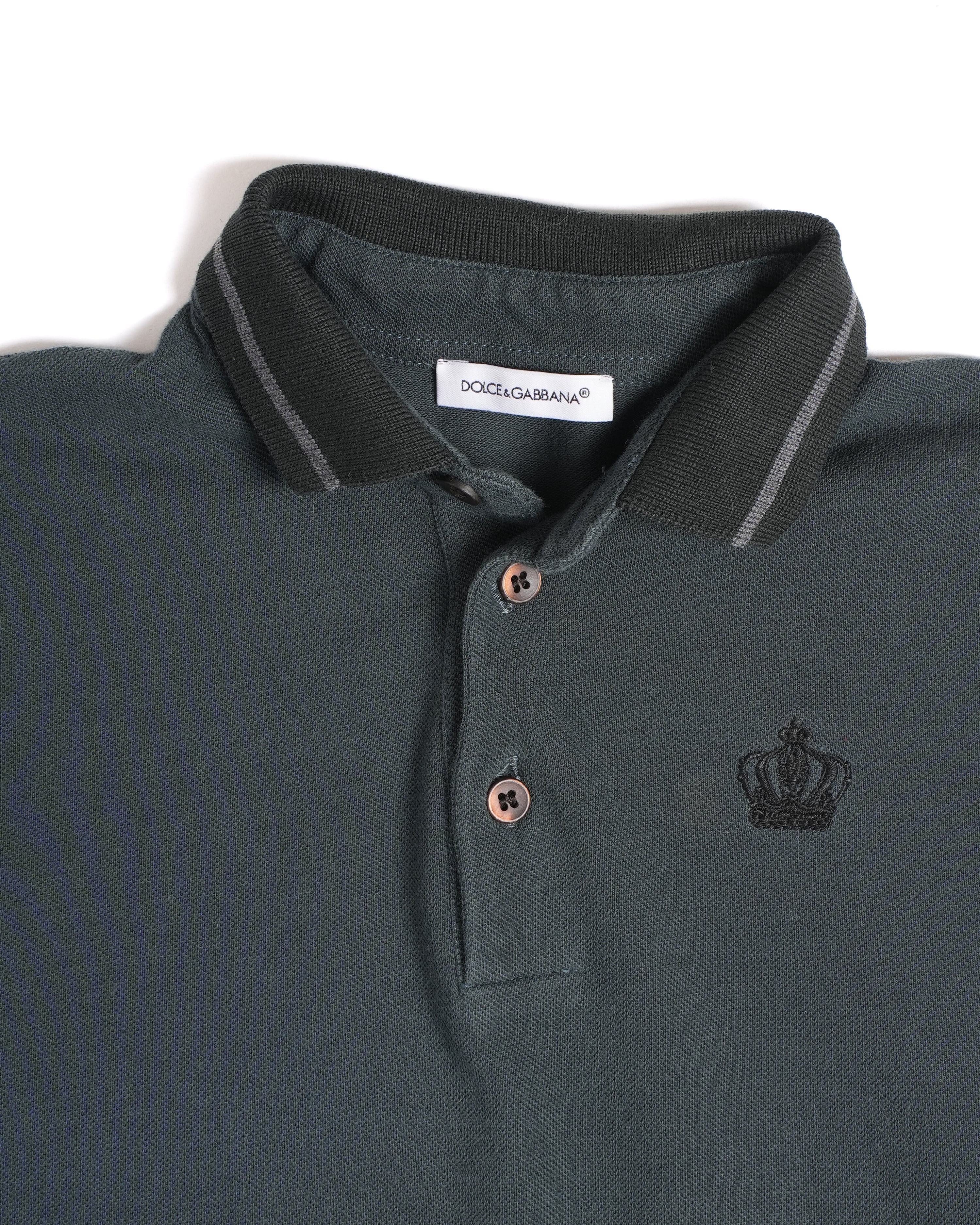 Dolce & Gabbana Green Polo Kids T-Shirt