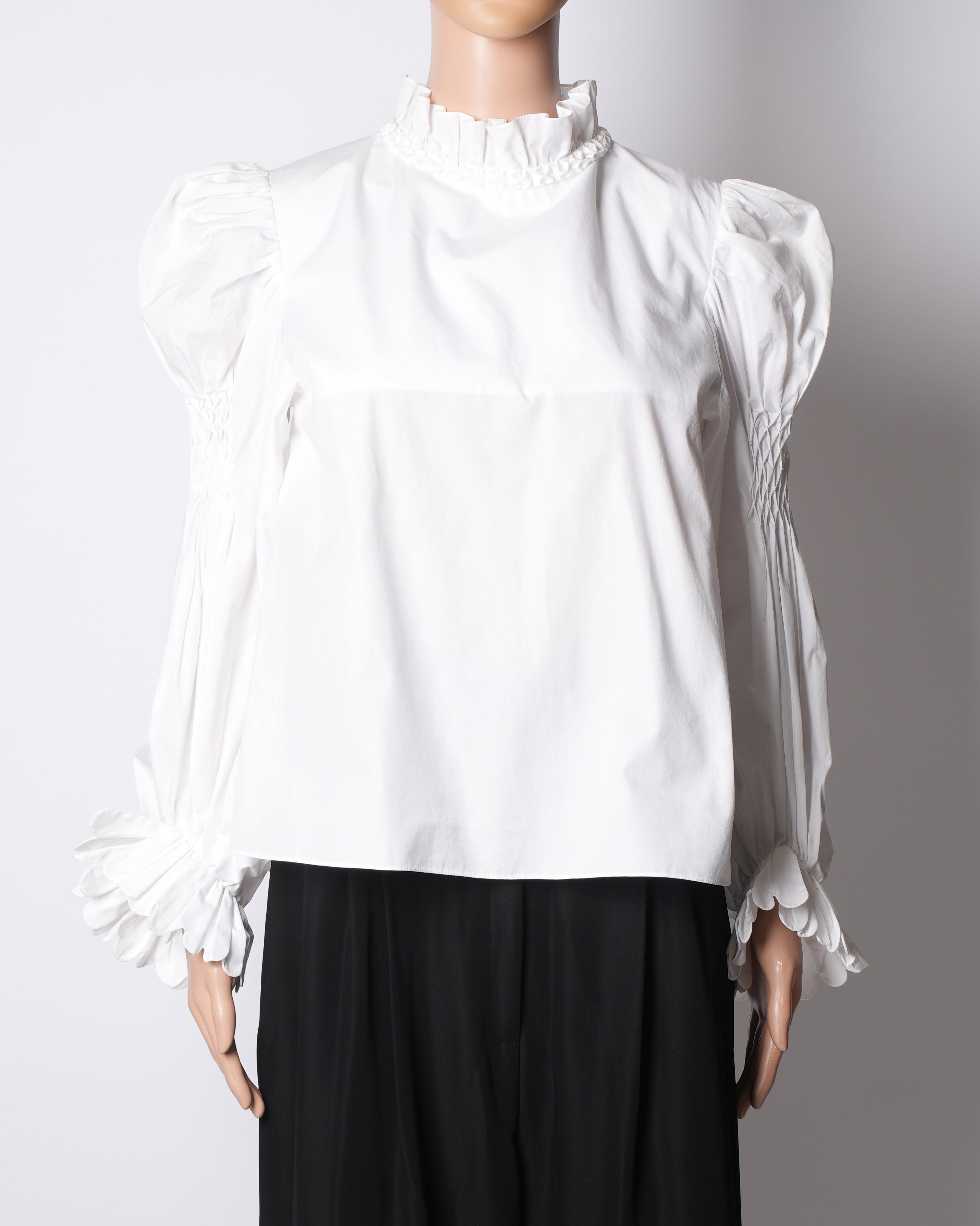 Horror Vacui White Blouse