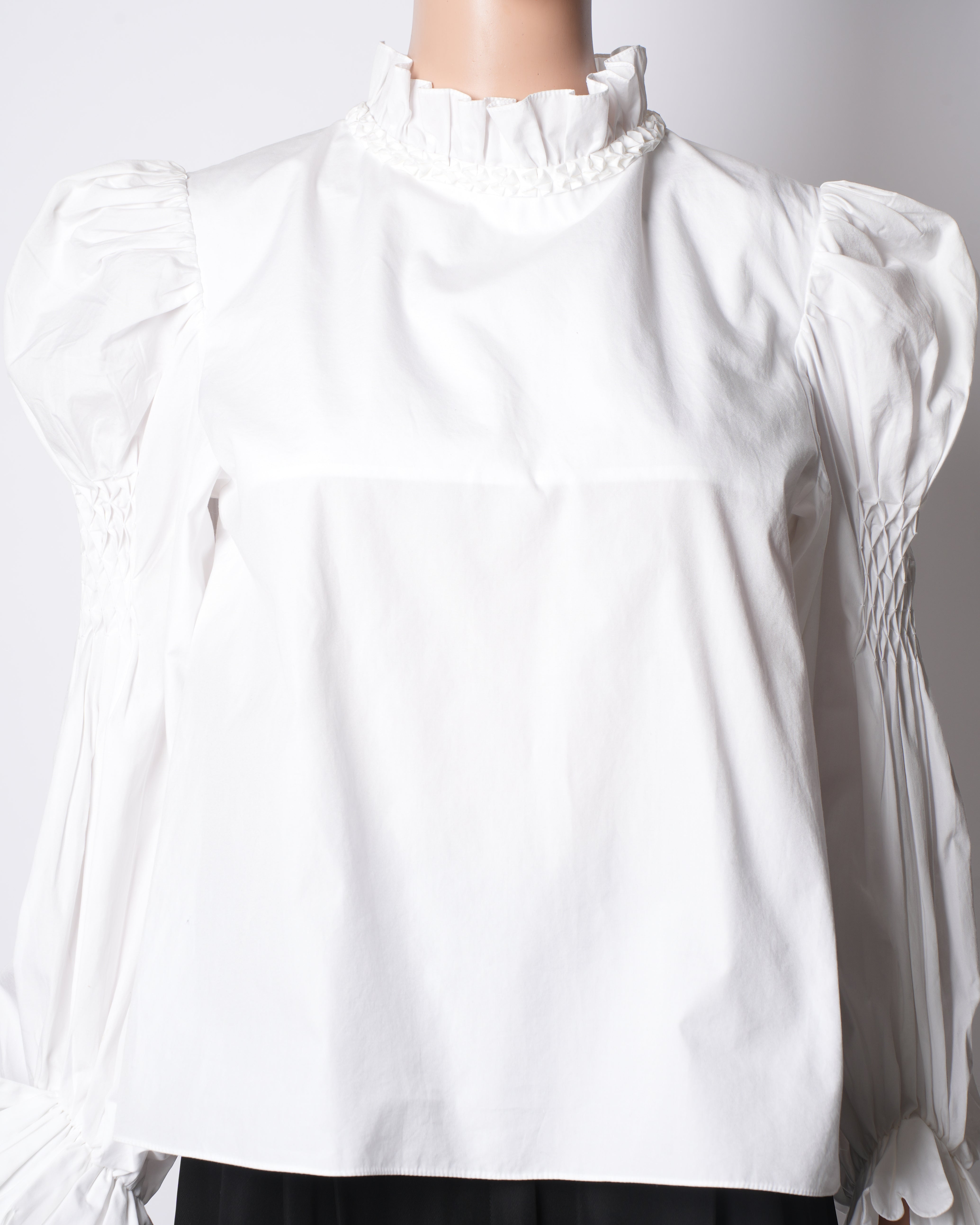 Horror Vacui White Blouse