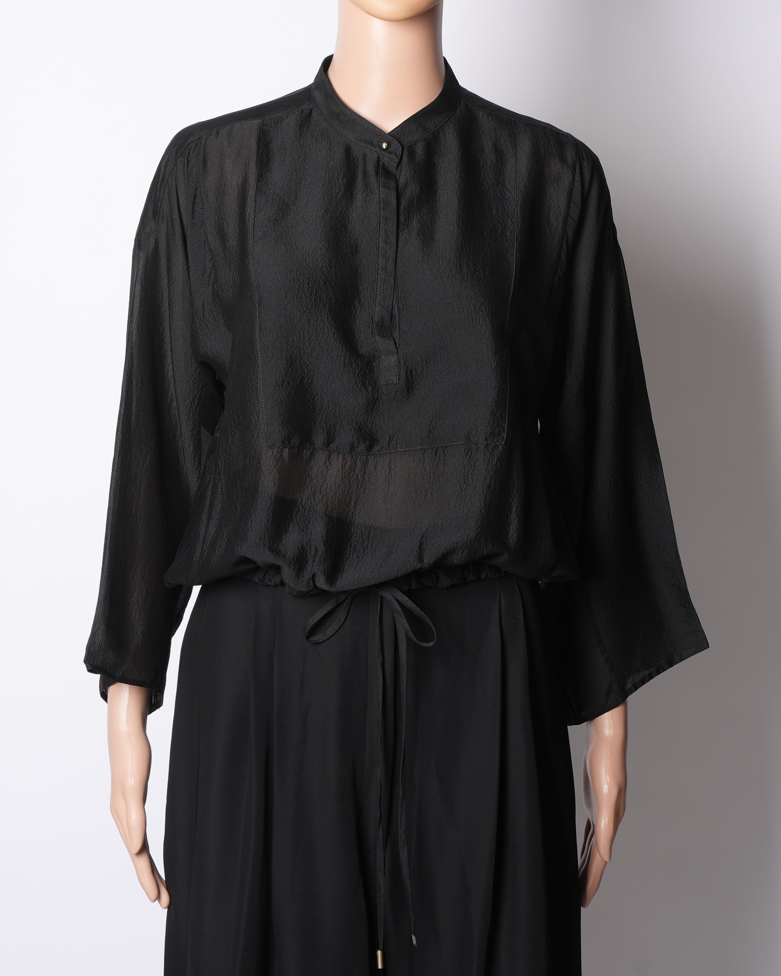 Maiyet Black Drawstring Top