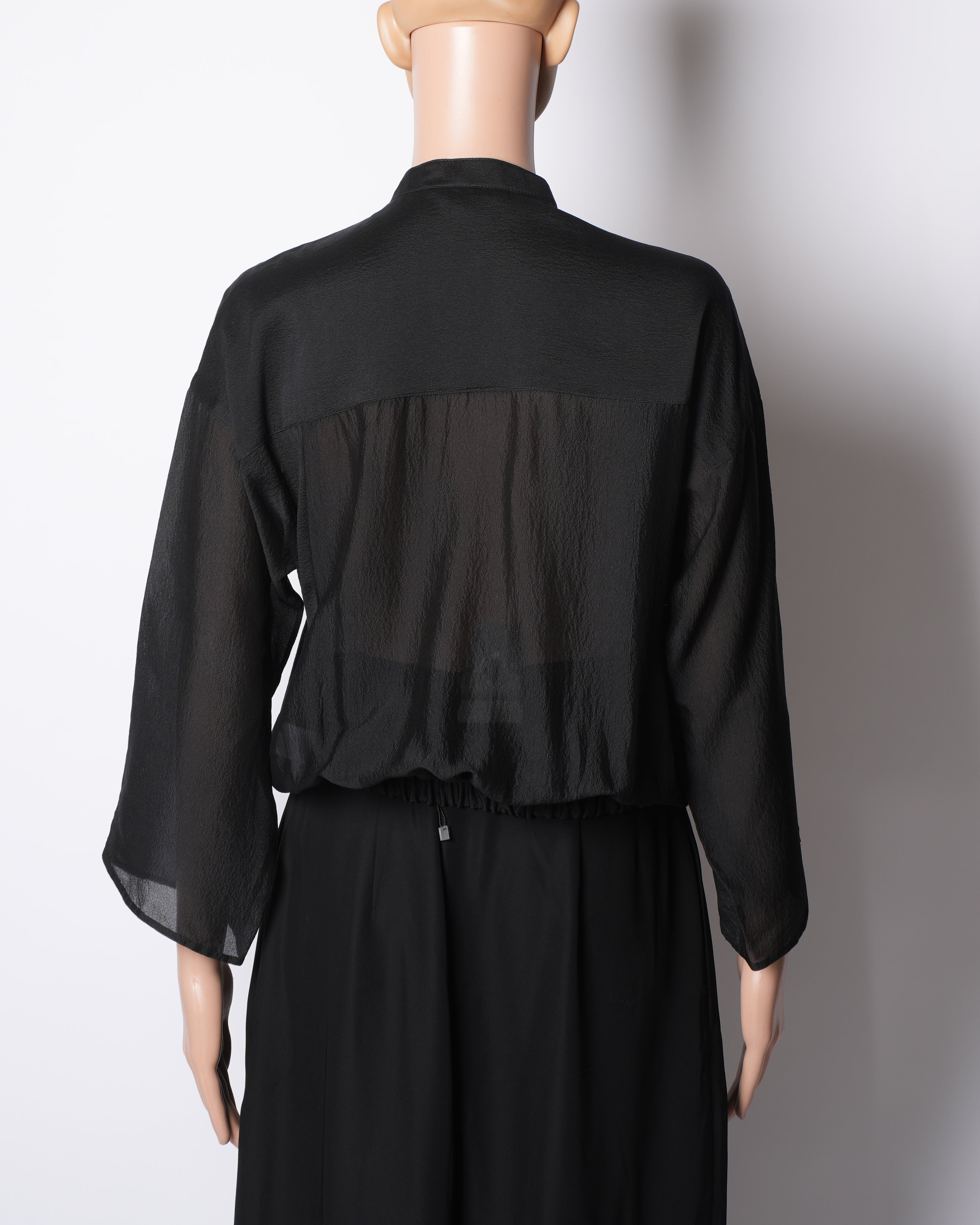 Maiyet Black Drawstring Top