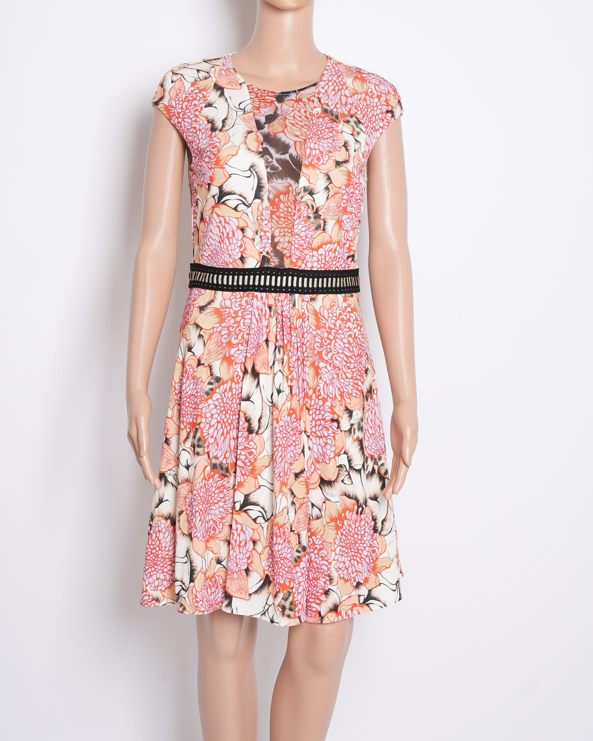 Just Cavalli Printed Floral Dress in Red