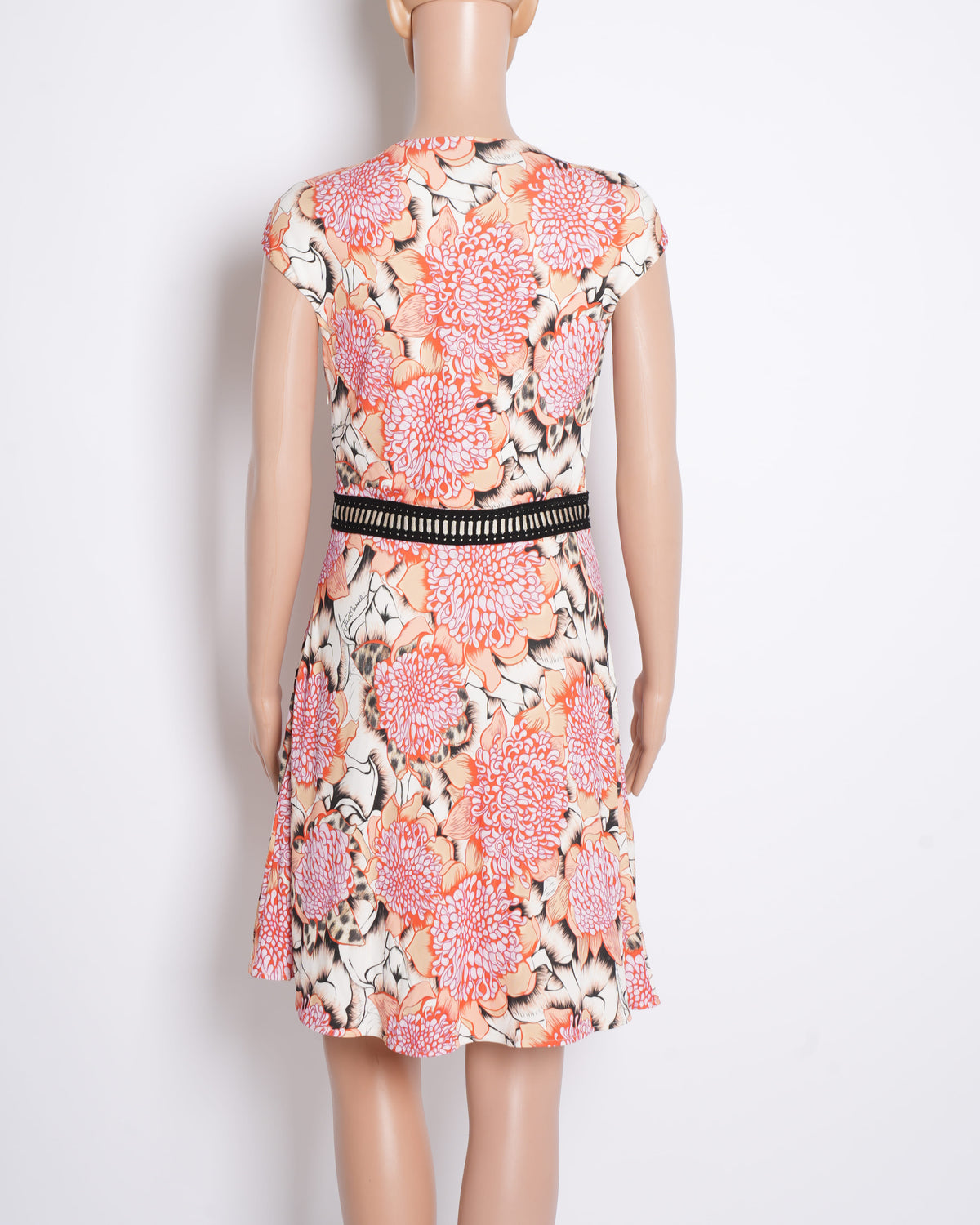 Just Cavalli Printed Floral Dress in Red