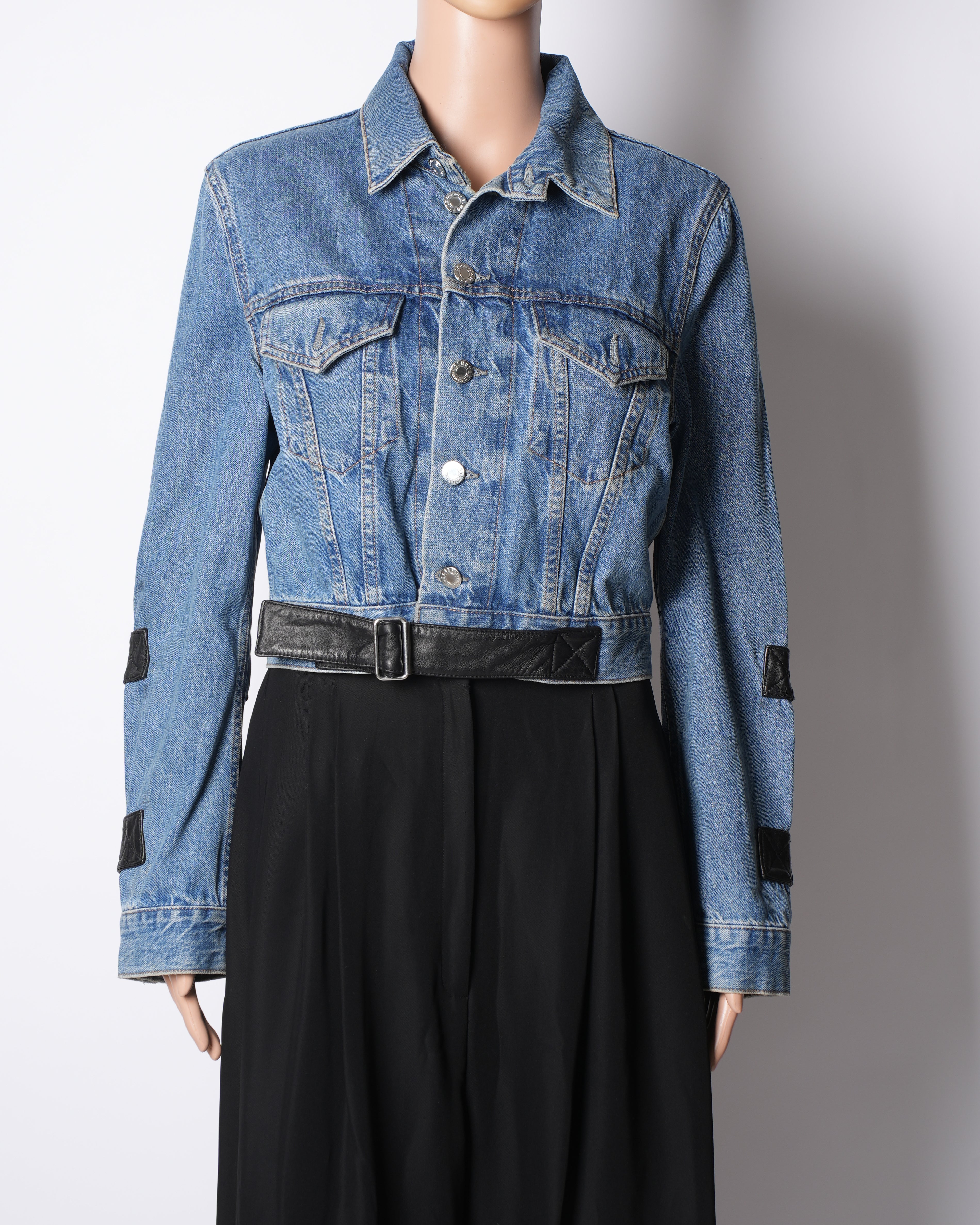 Helmut Lang Denim Cropped Jacket