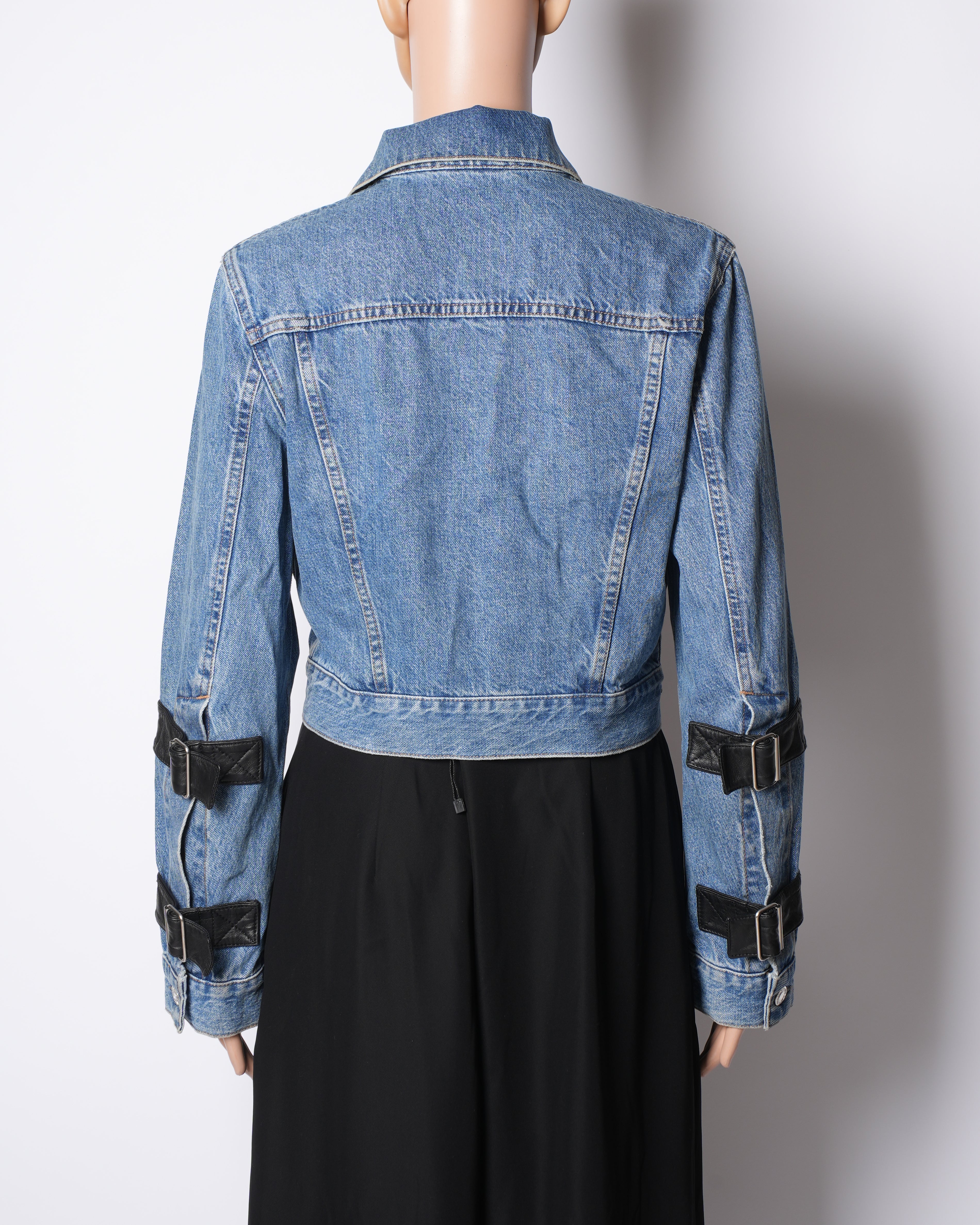 Helmut Lang Denim Cropped Jacket