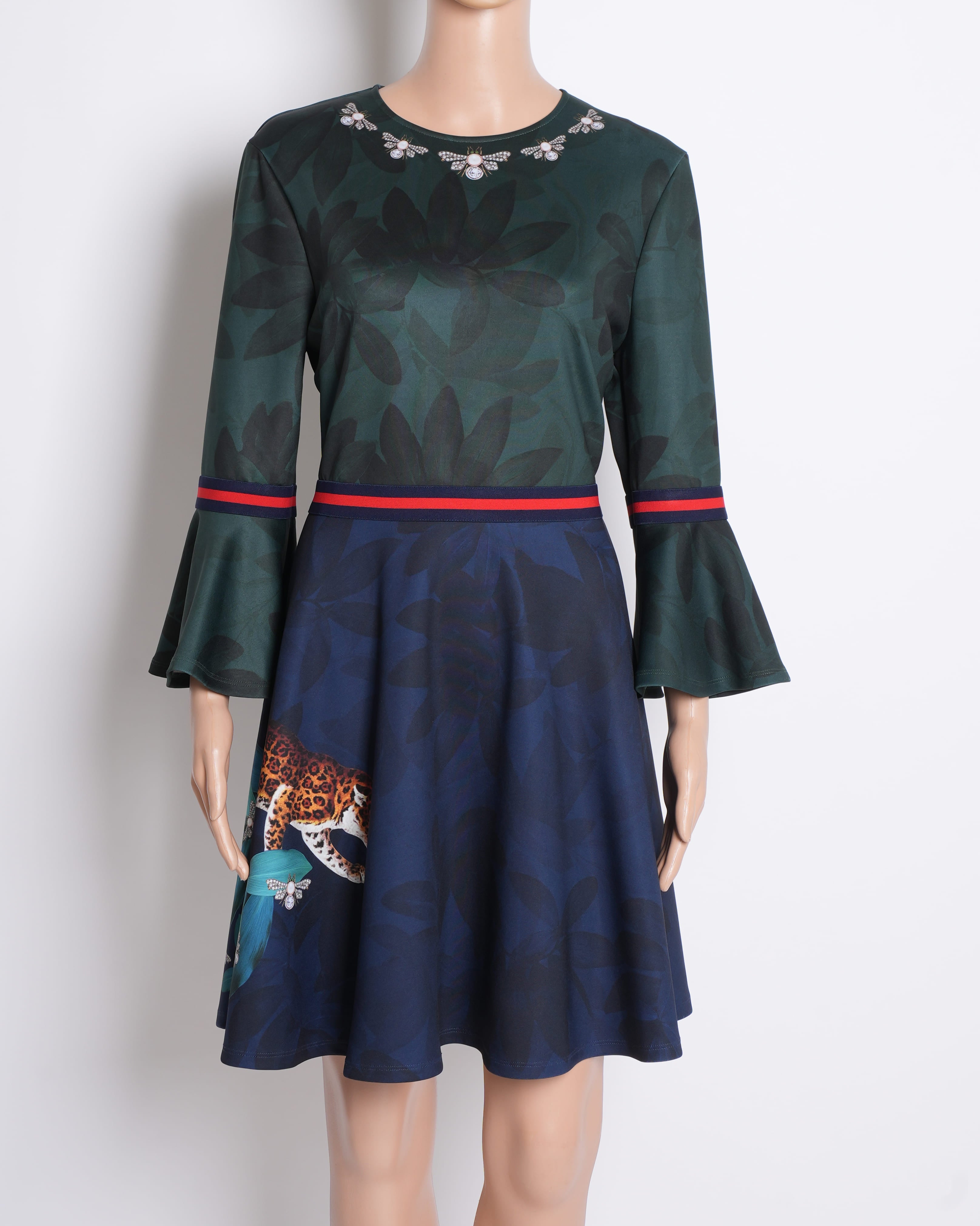 Ted Baker Printed Dress in Full Sleeves