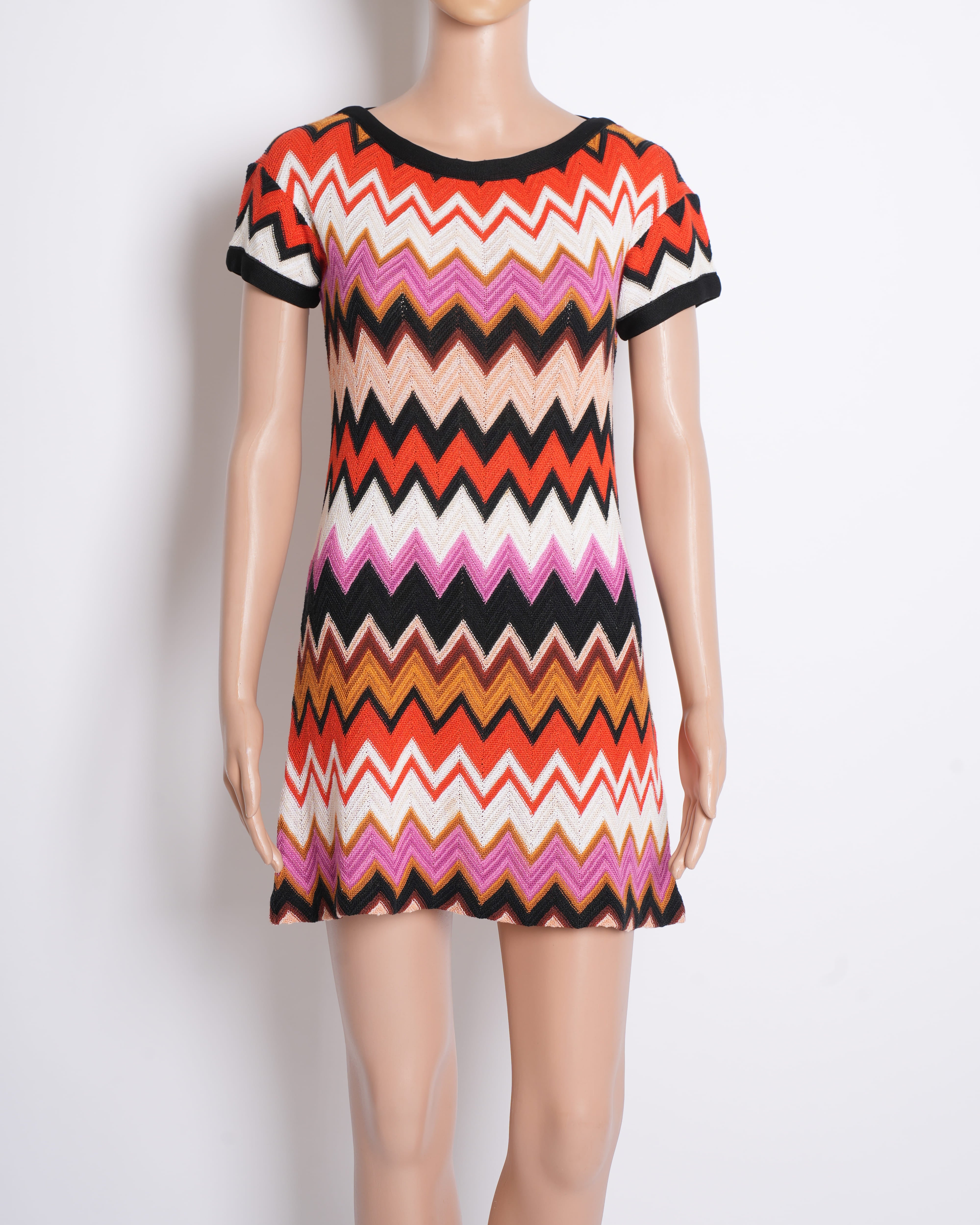 Missoni Zig Zag Knitted Loose Fit Dress