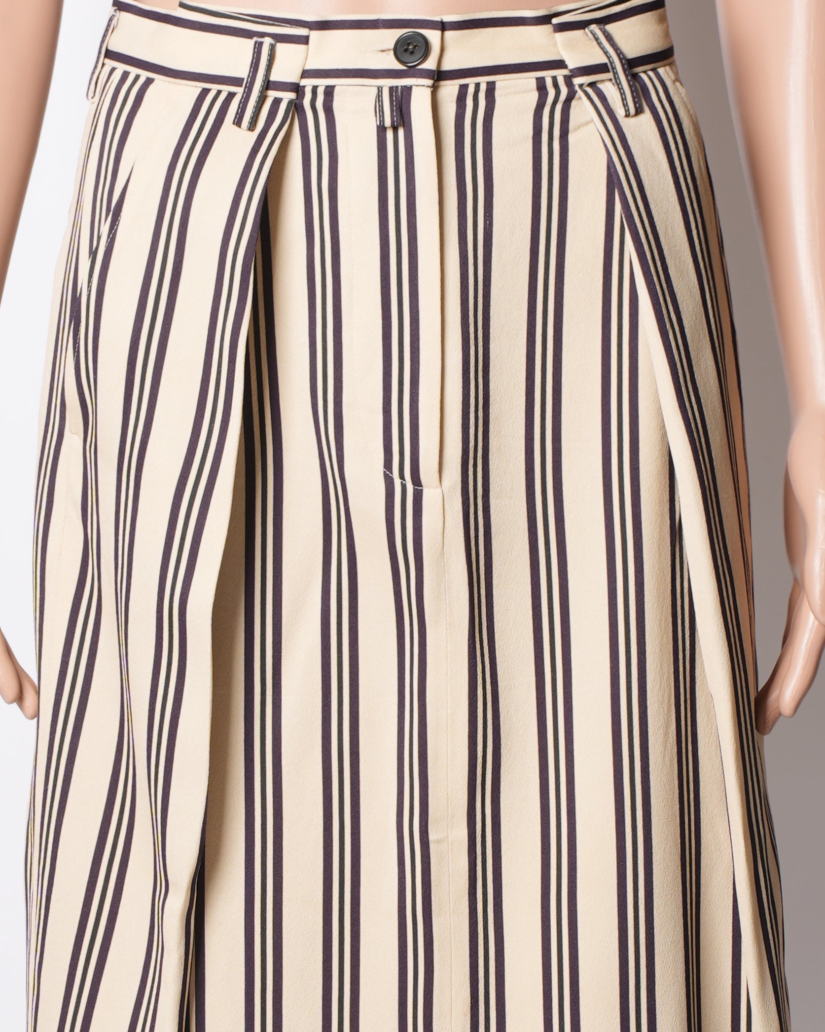 Dries Van Noten Vertical Stripe Skirt