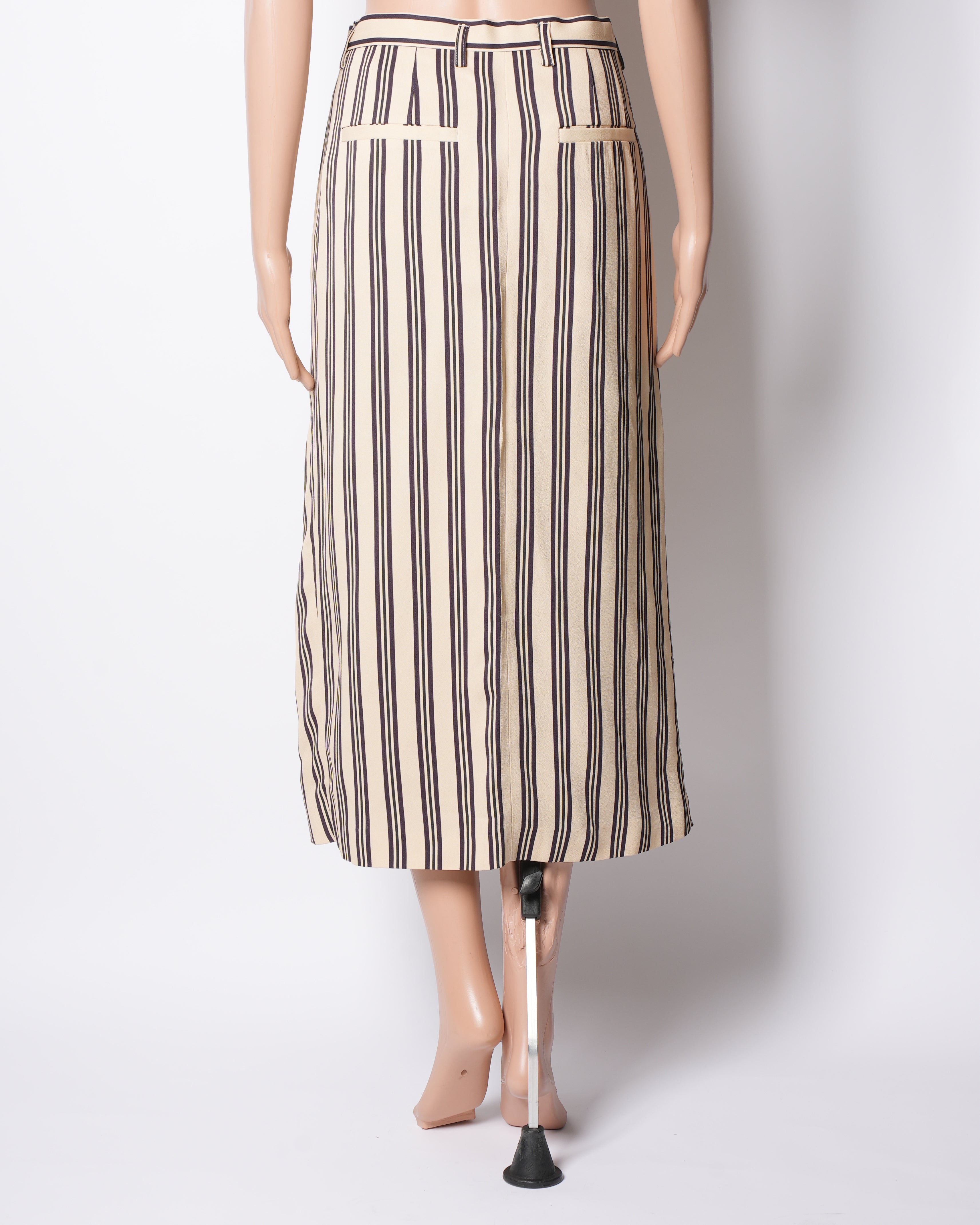 Dries Van Noten Vertical Stripe Skirt