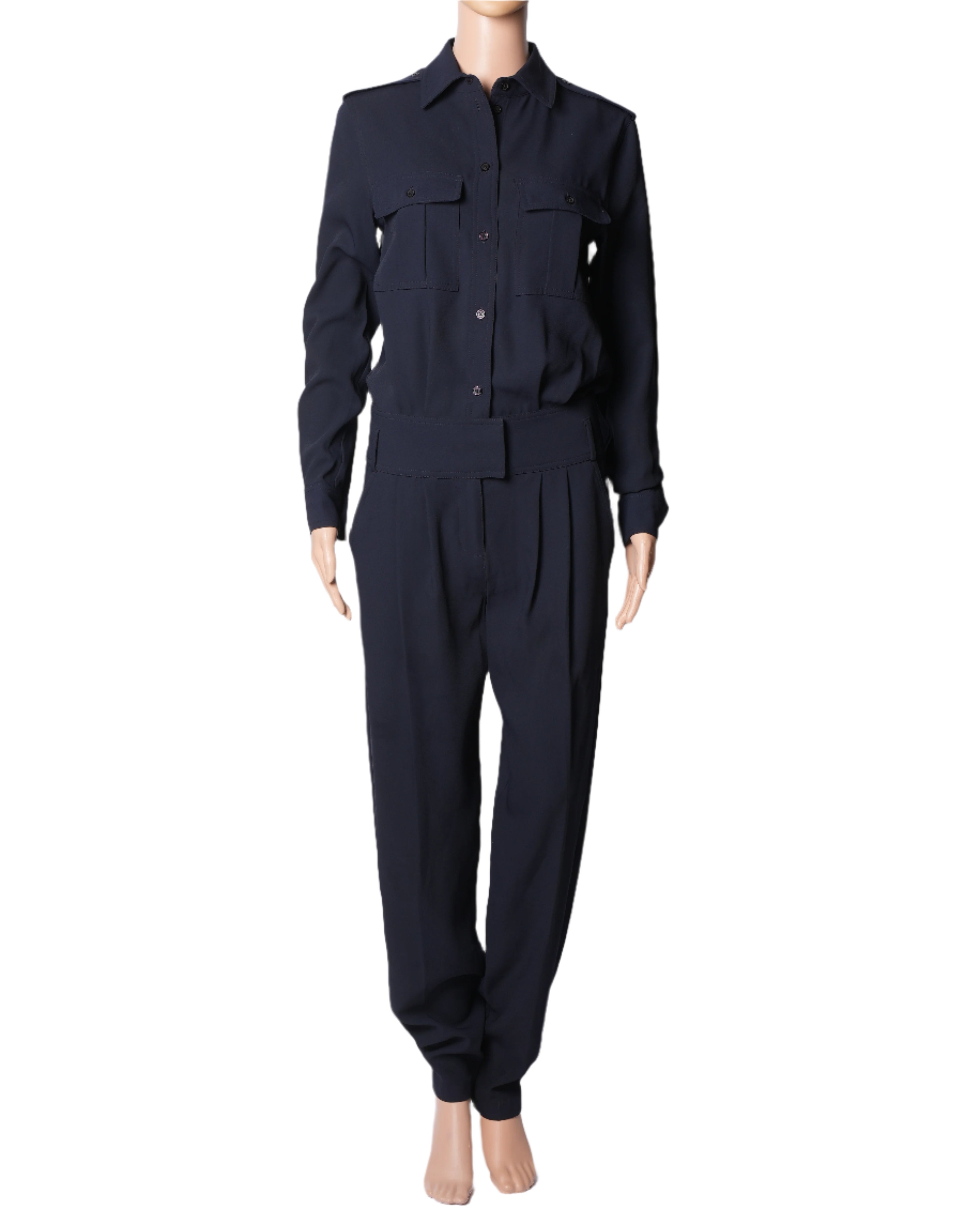 MK Ink Blue Jumpsuit