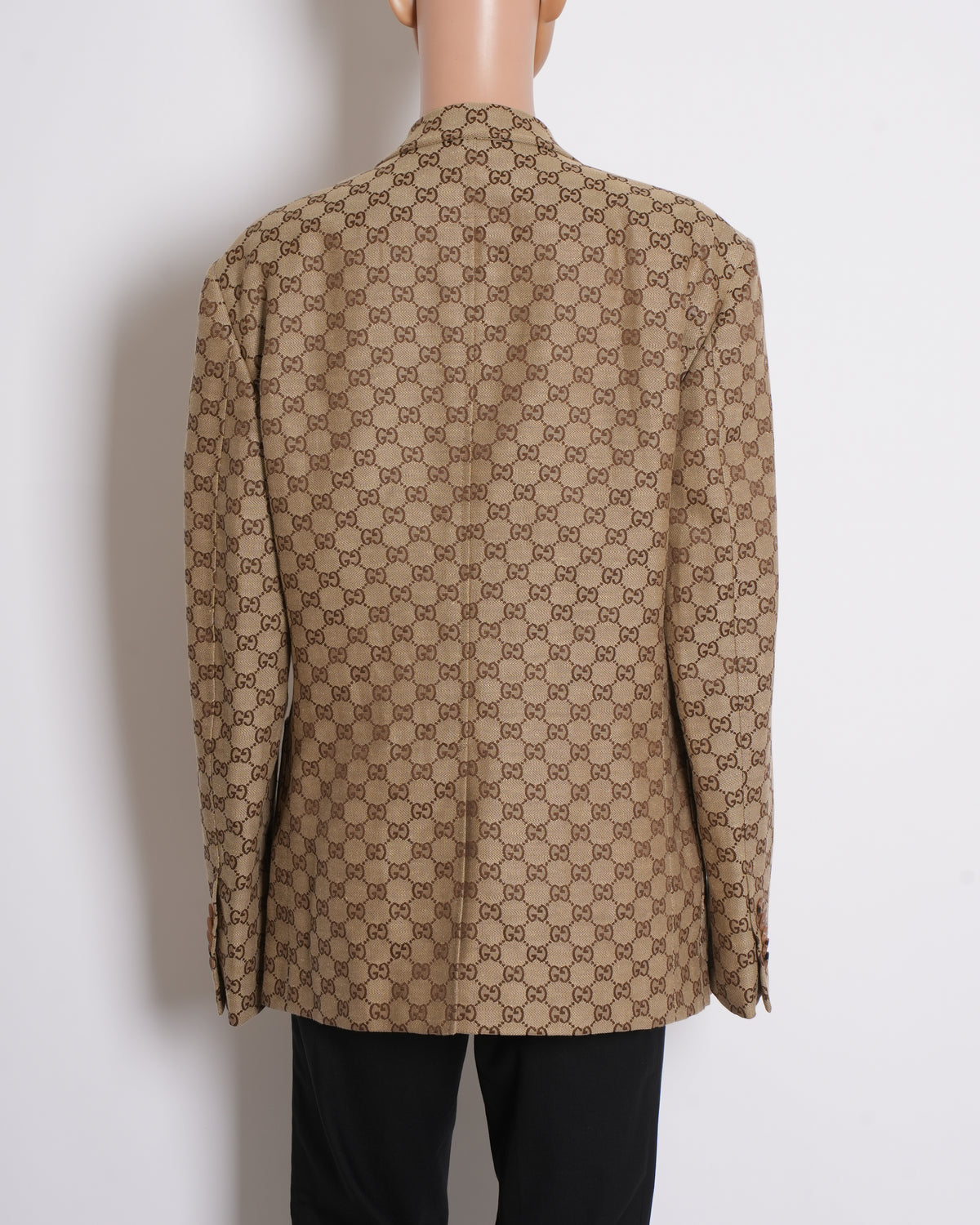 Gucci Linen Blend Canvas Formal Jacket