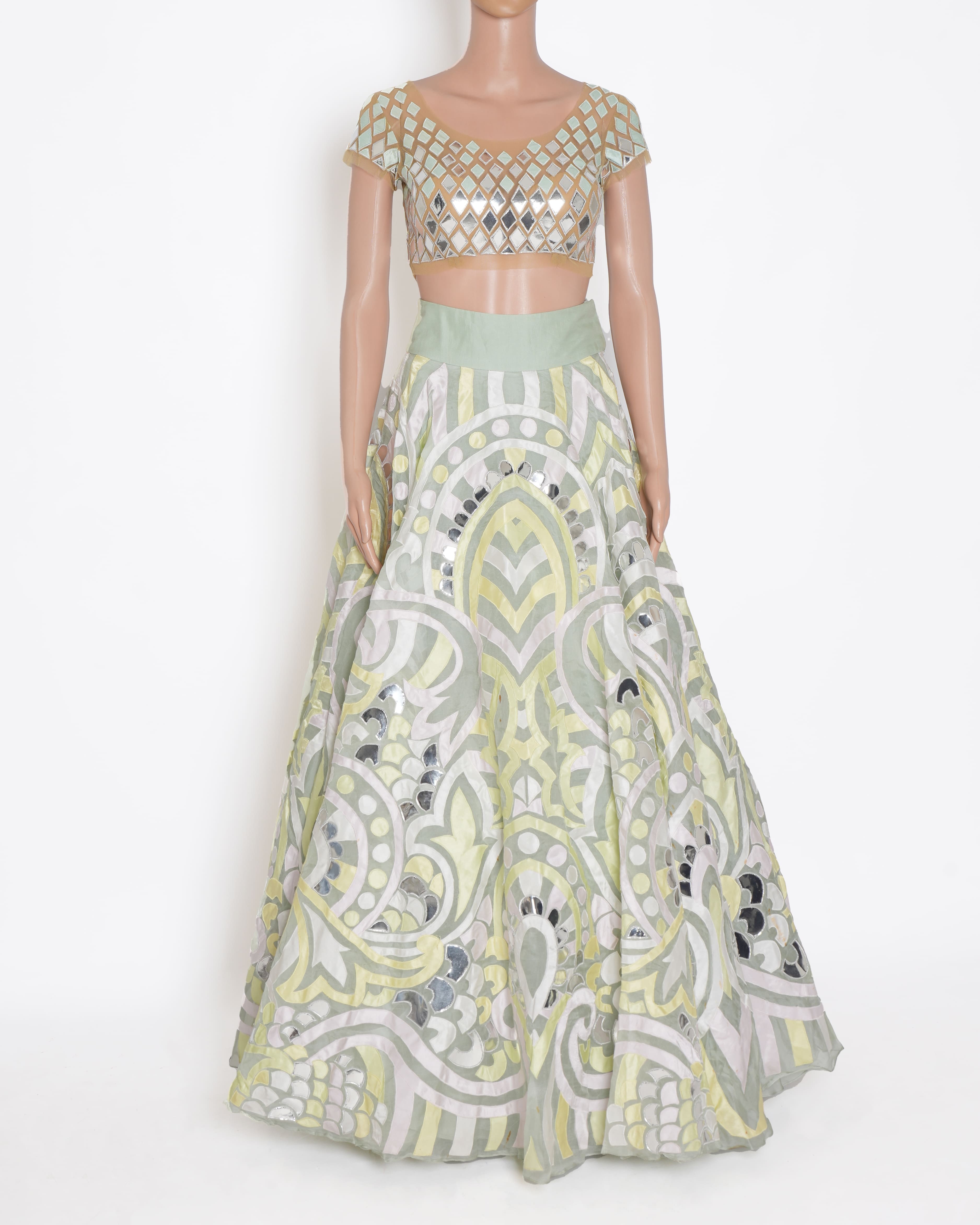 Abu Jani Sandeep Khosla Blouse & Lehenga Set