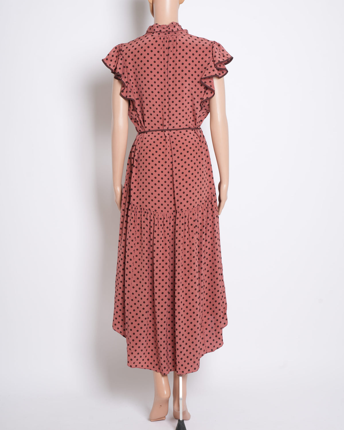 Zimmermann Polka Dot Dress In Red