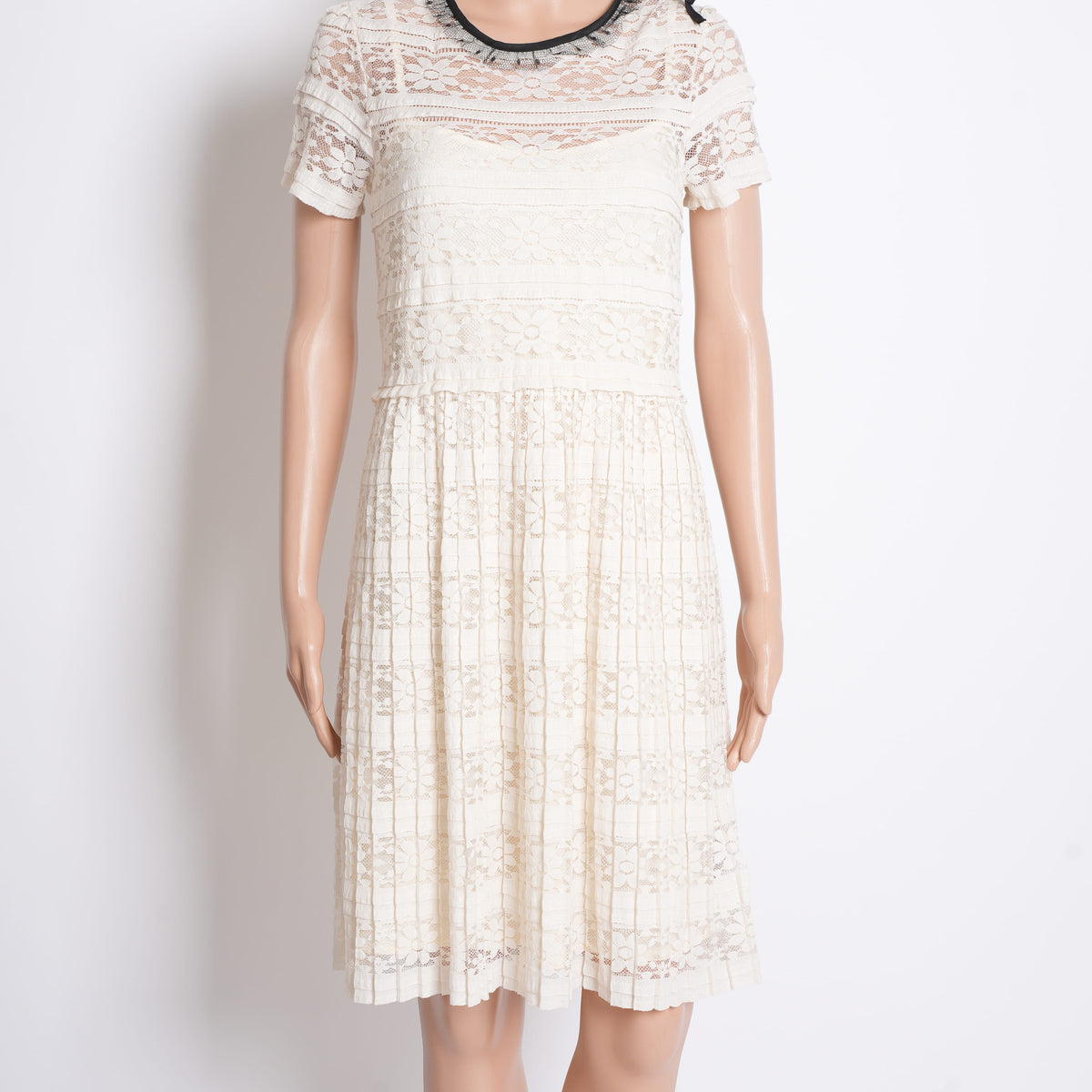 Red Valentino Lace Dress In White