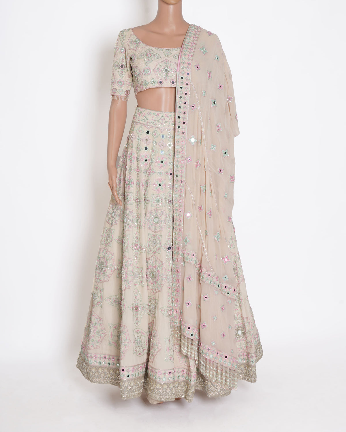 Manish Malhotra Mirror Work Lehenga Set