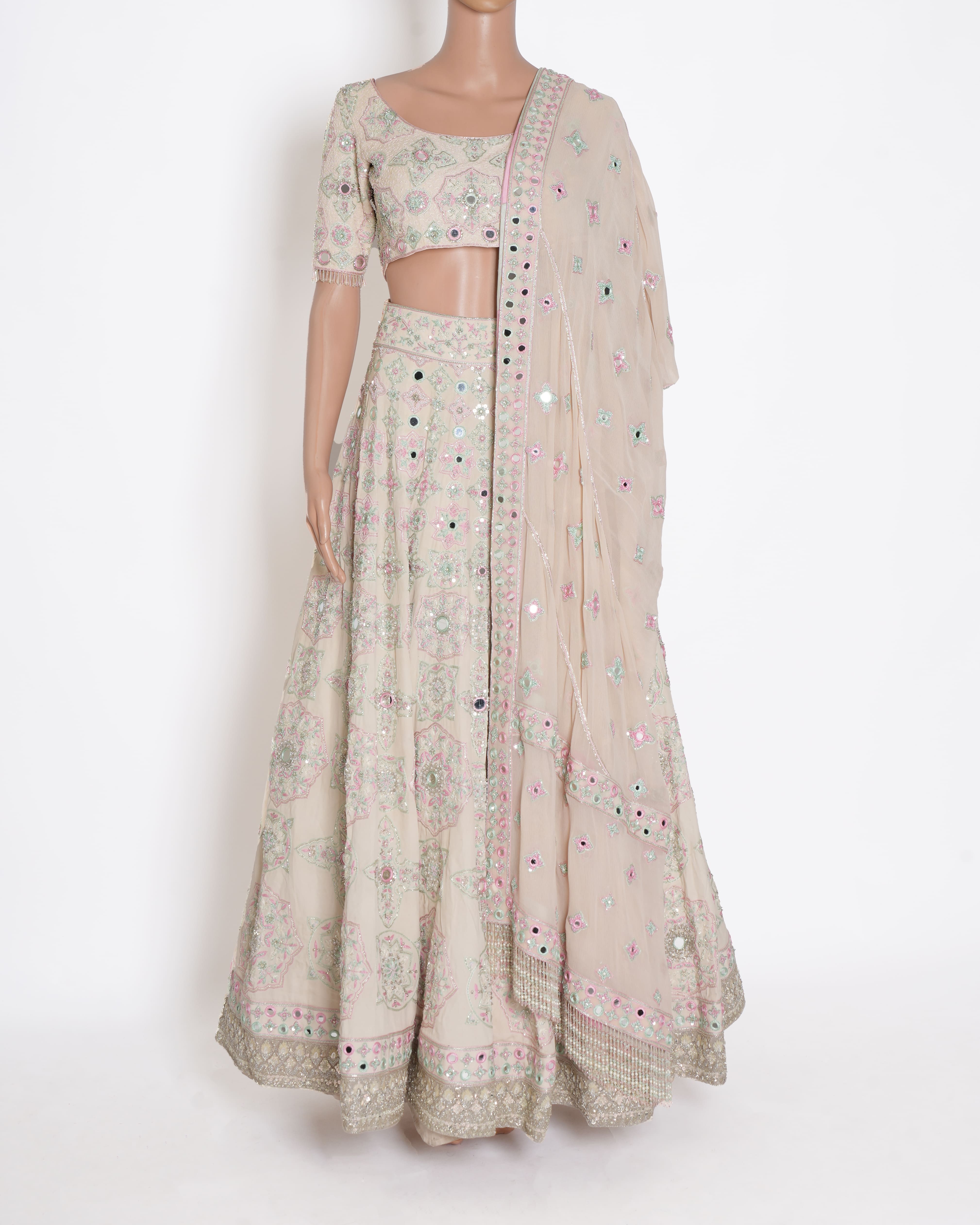 Manish Malhotra Mirror Work Lehenga Set