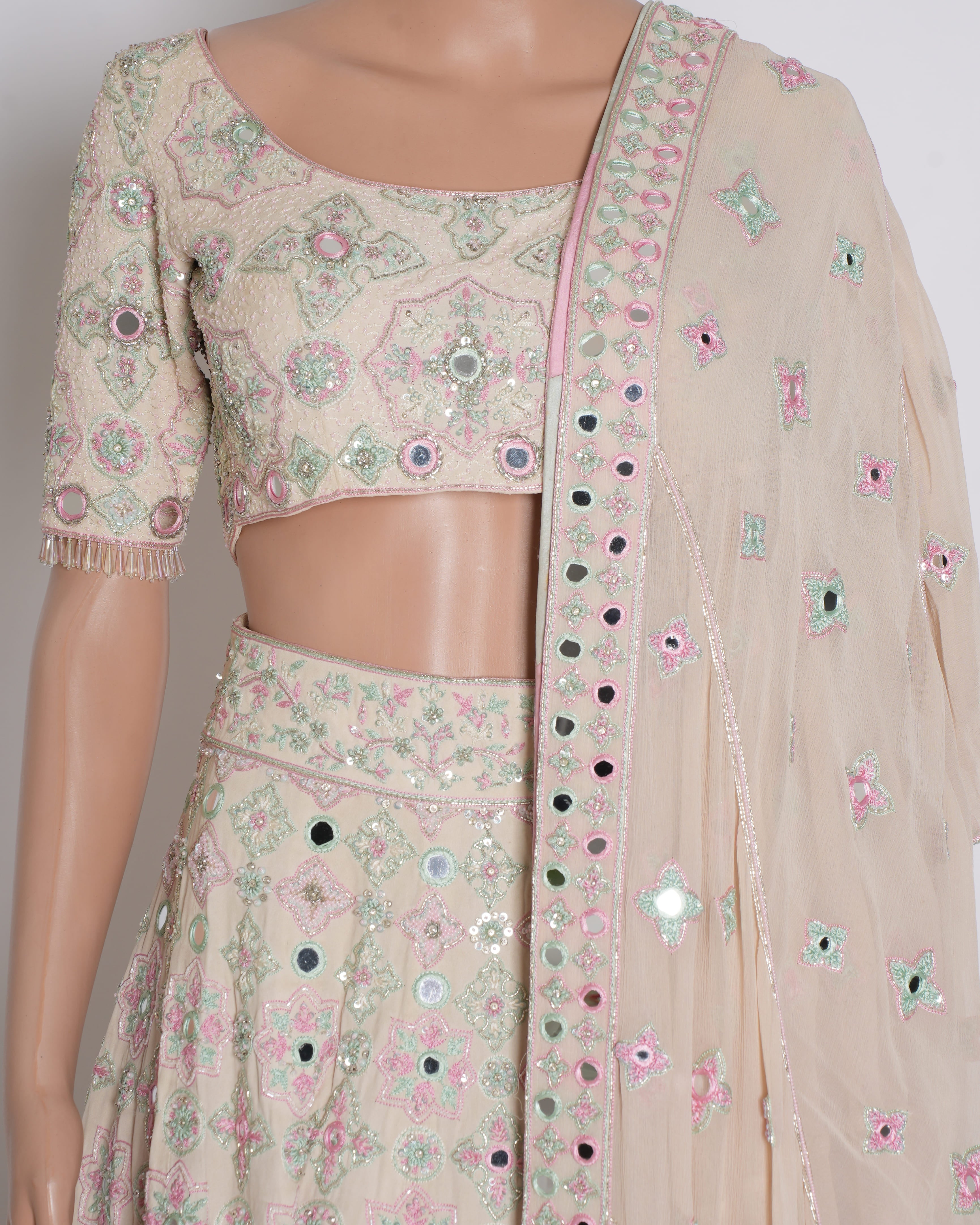 Manish Malhotra Mirror Work Lehenga Set