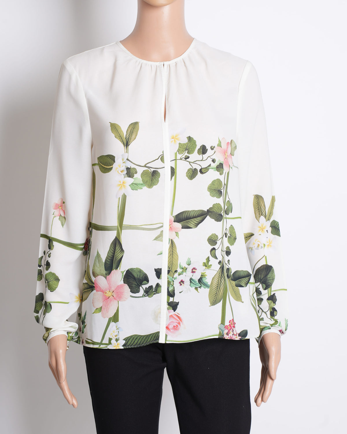 Ted Baker Floral Top With Full Sleeves