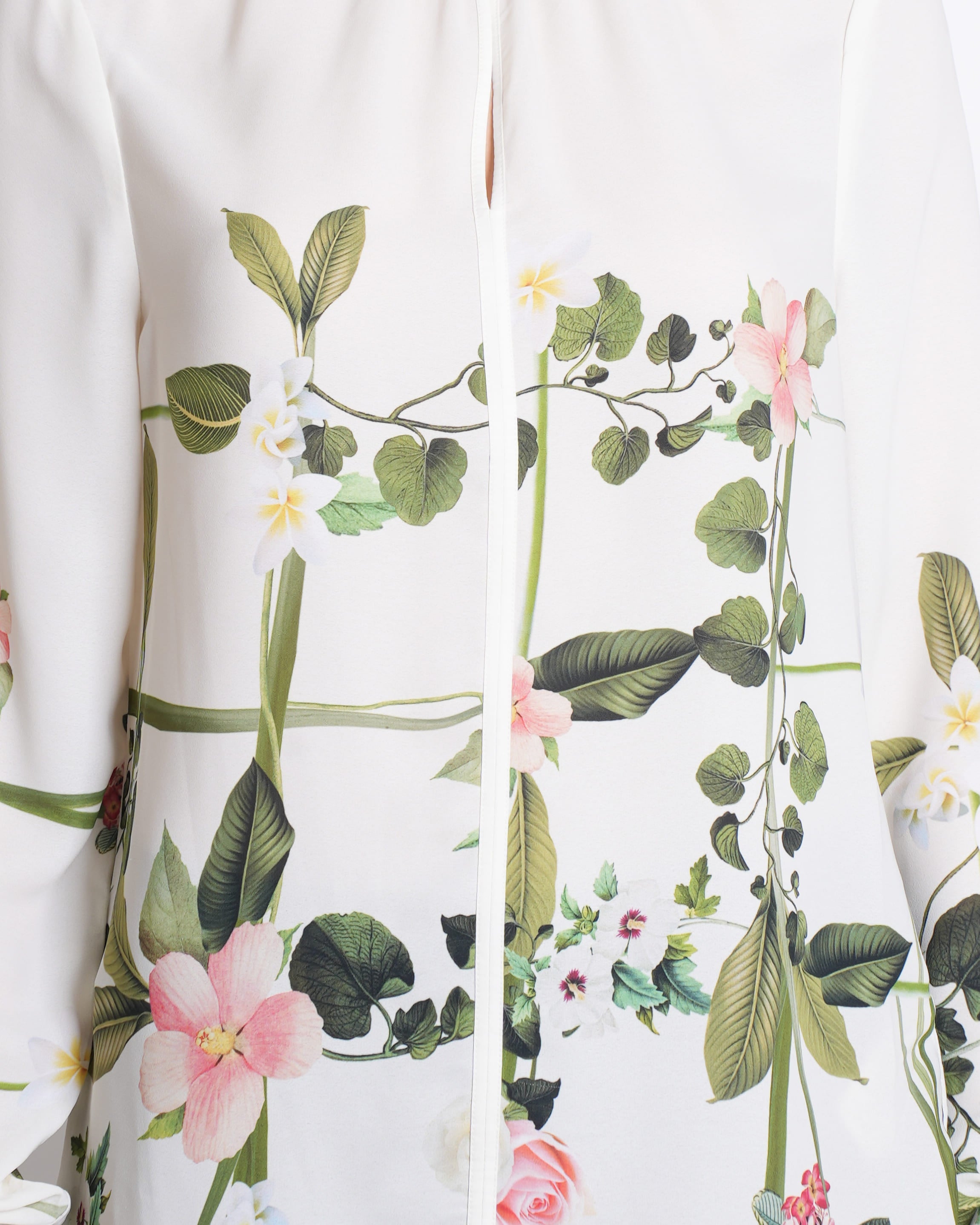 Ted Baker Floral Top With Full Sleeves