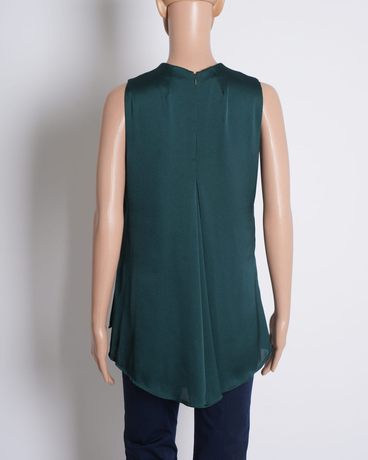 Coast Embellished Neck Detail Top in Teal Blue