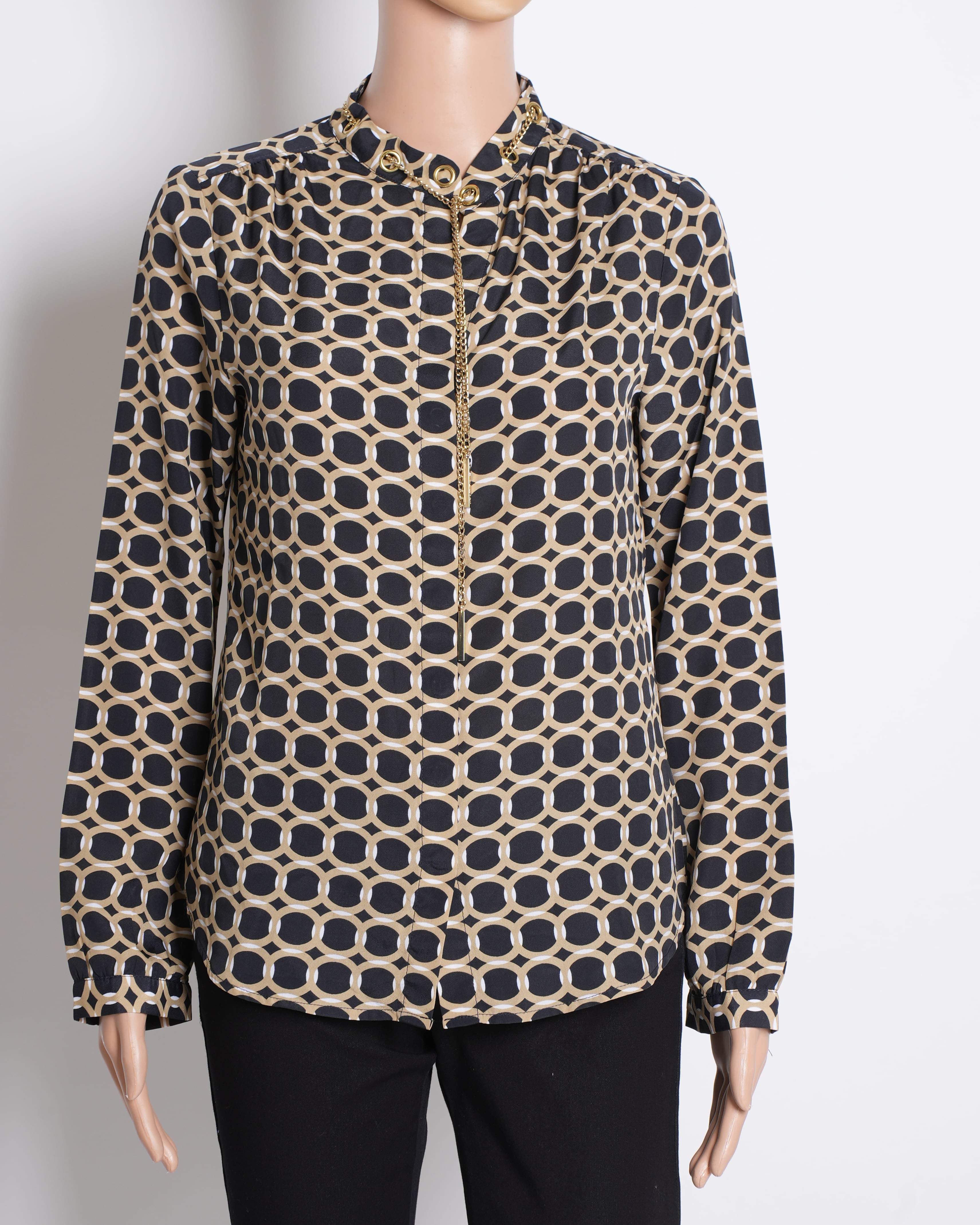 Michael Kors Allover Printed Button Down Shirt in Full Sleeve