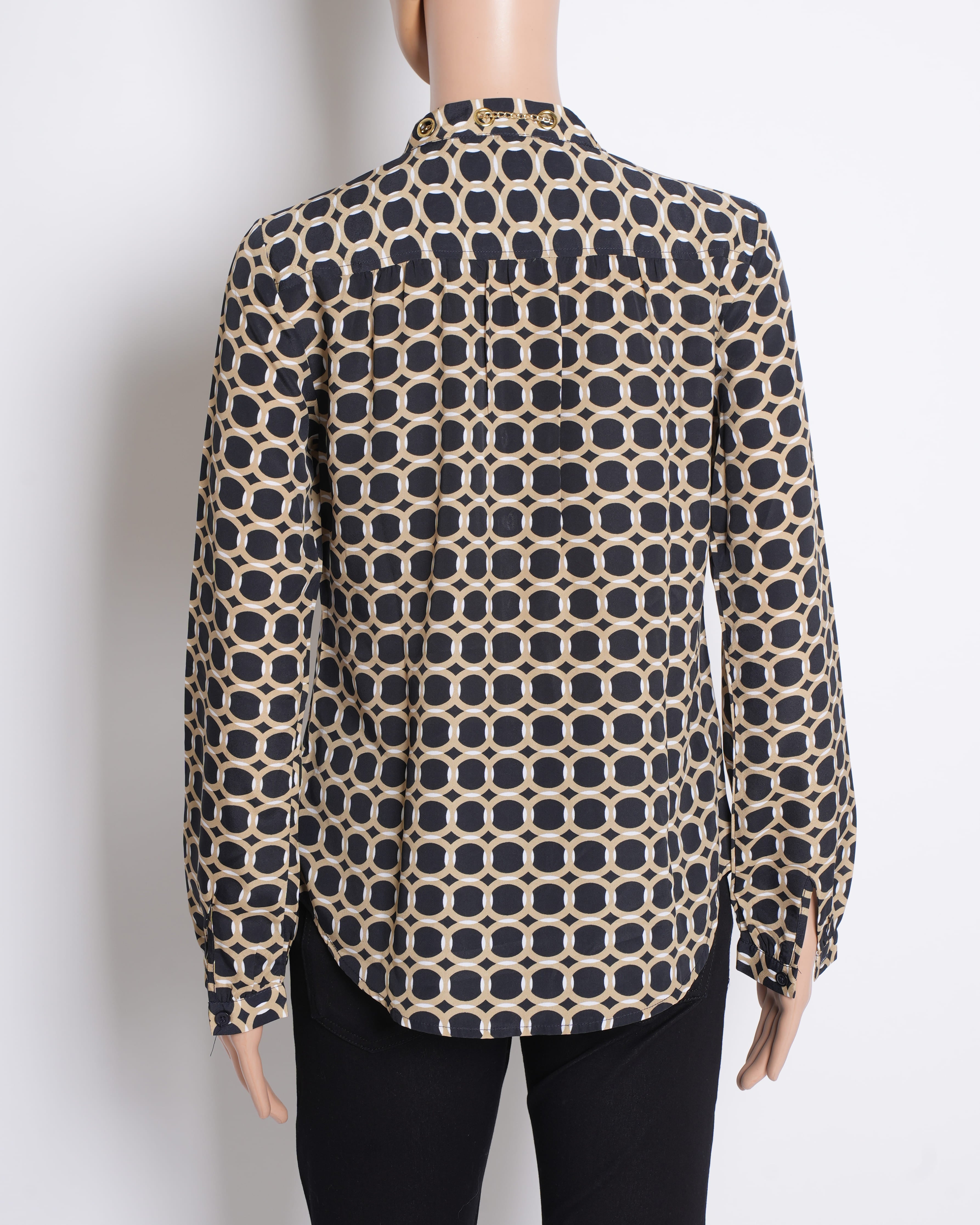 Michael Kors Allover Printed Button Down Shirt in Full Sleeve
