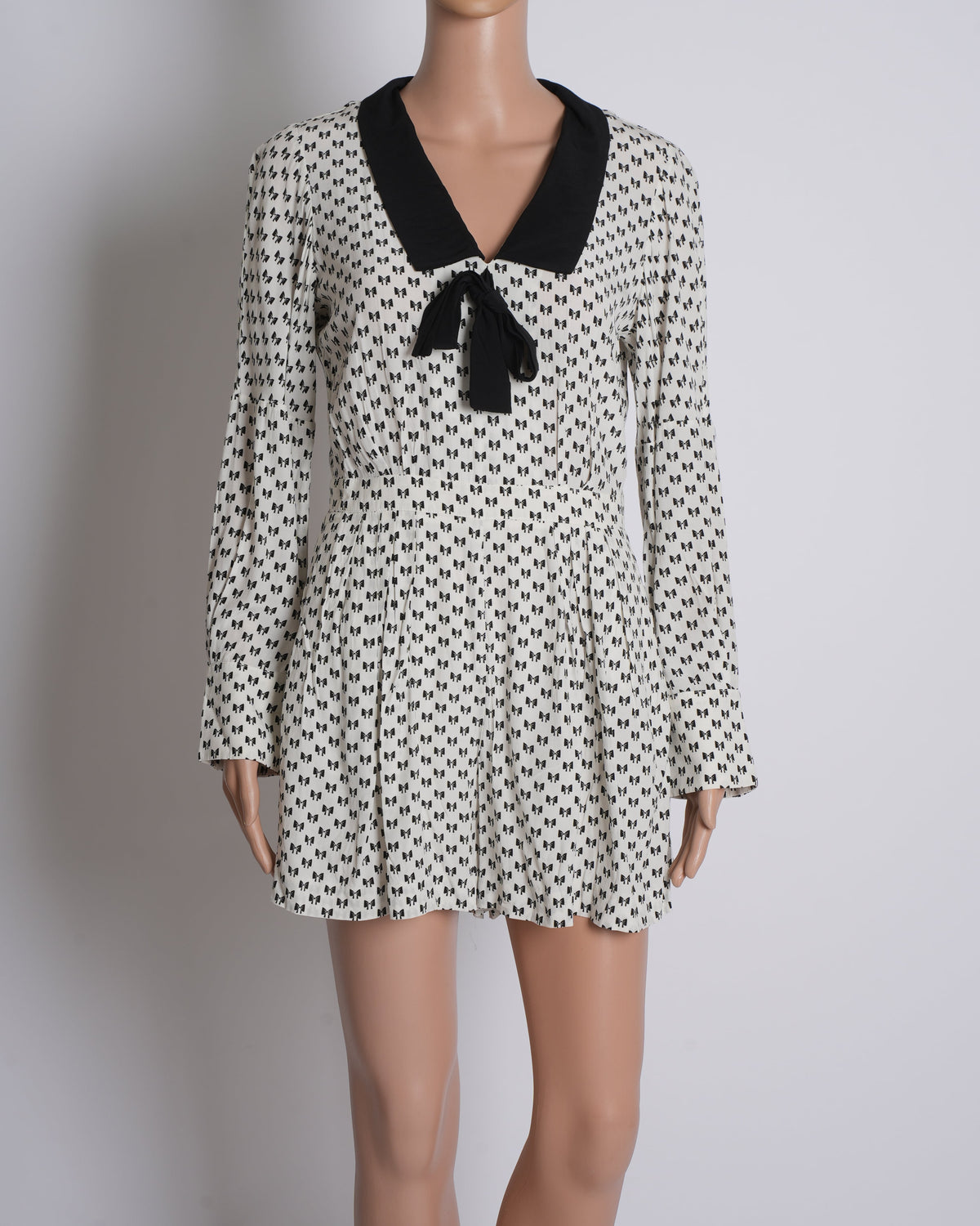 Maje Black & White Dress