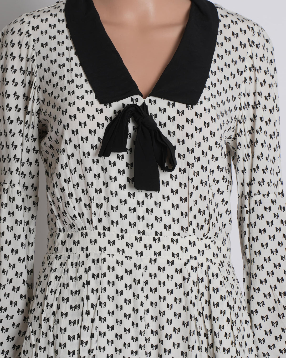 Maje Black & White Dress
