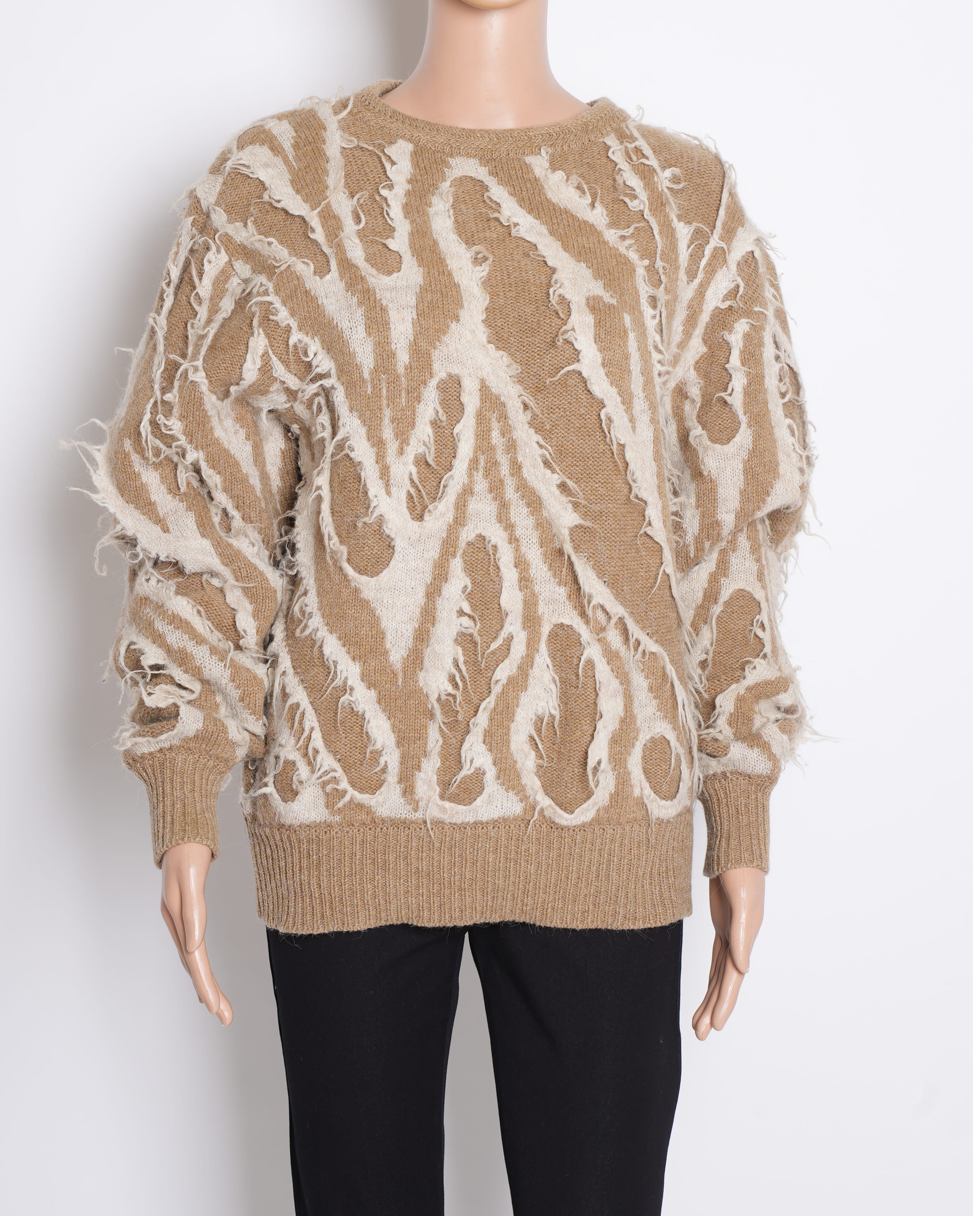 Issey Miyake Jacquard Knit Sweater