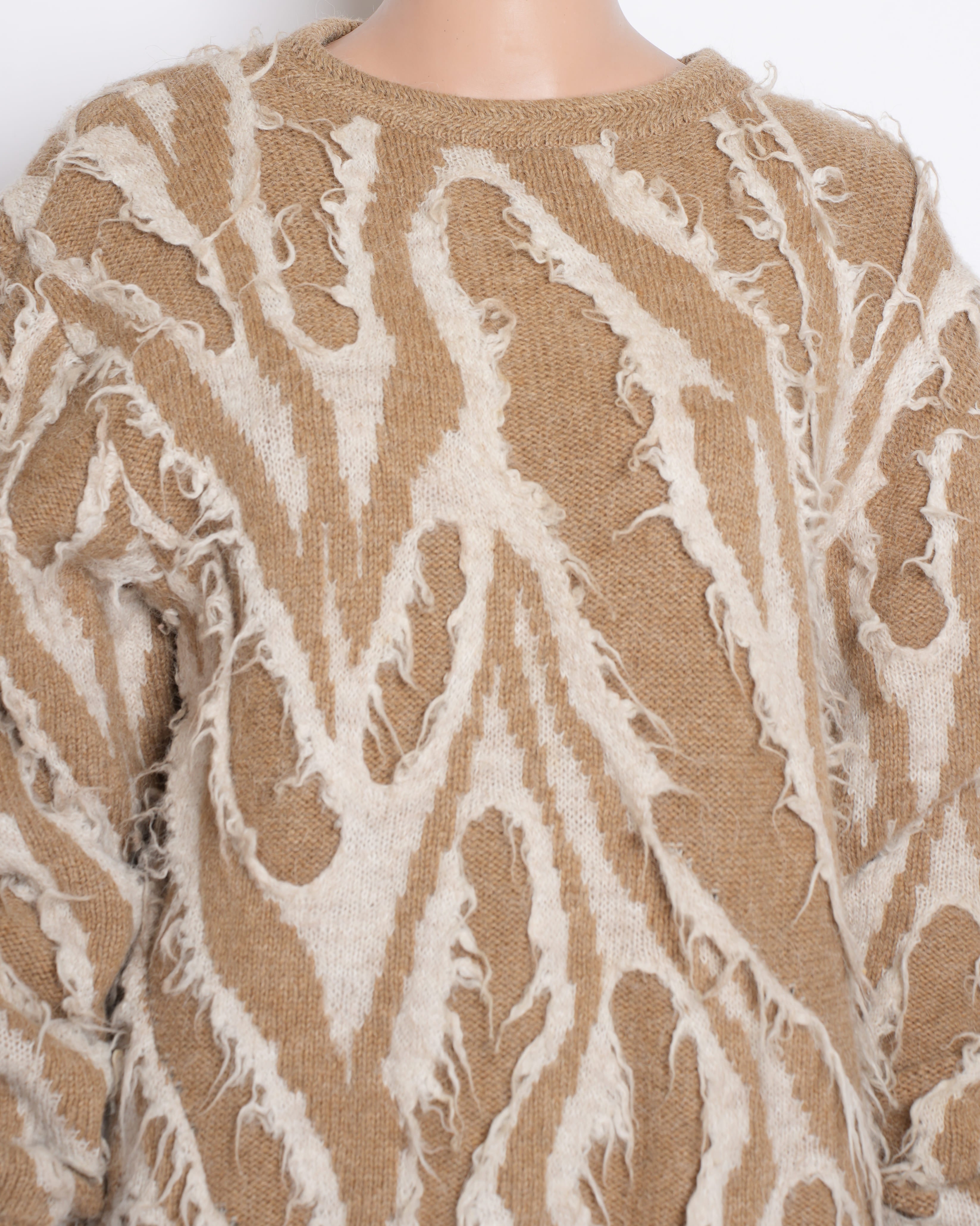 Issey Miyake Jacquard Knit Sweater