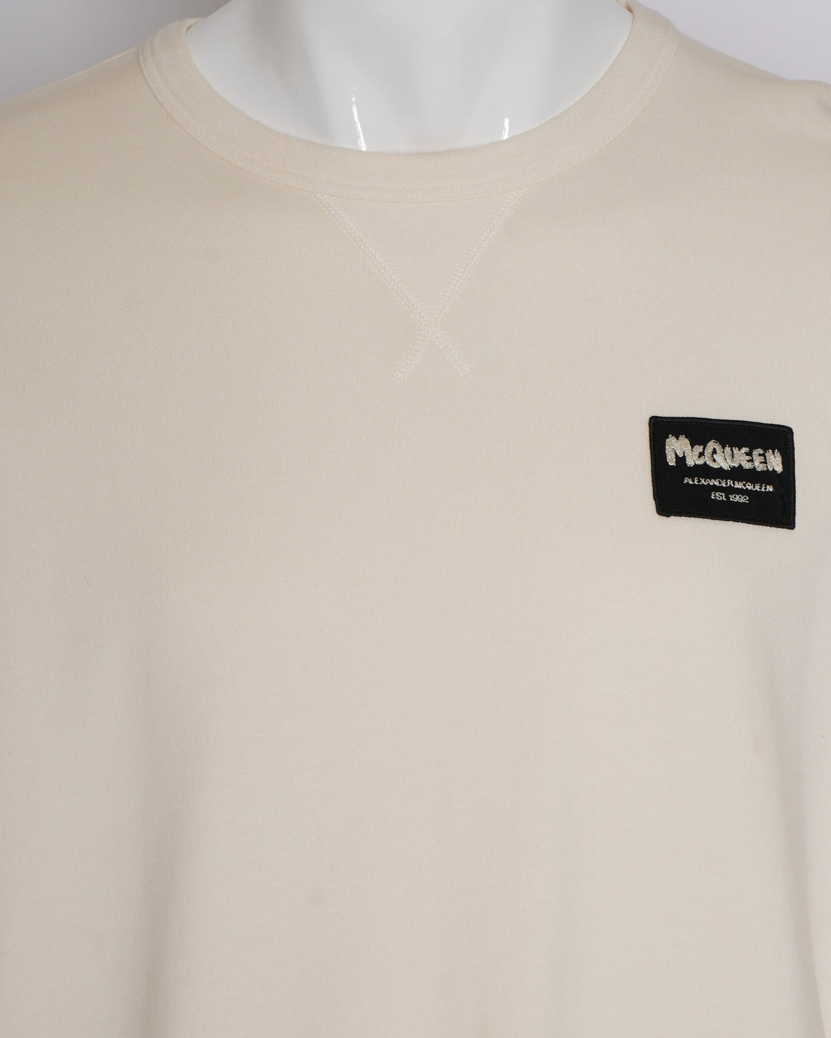 Alexander McQueen Unisex Sweatshirt in off White