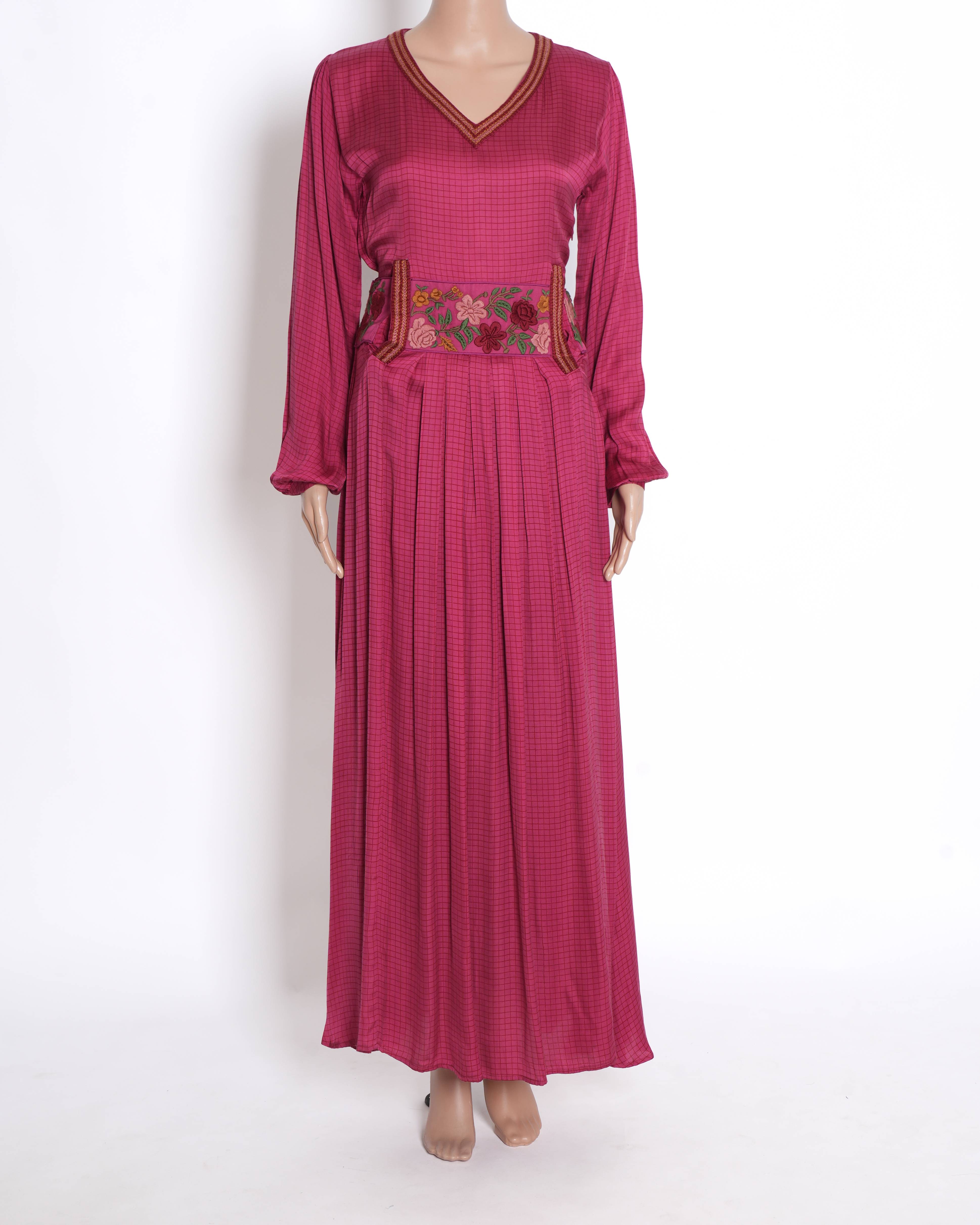 Shruti Sancheti pink embroided dress