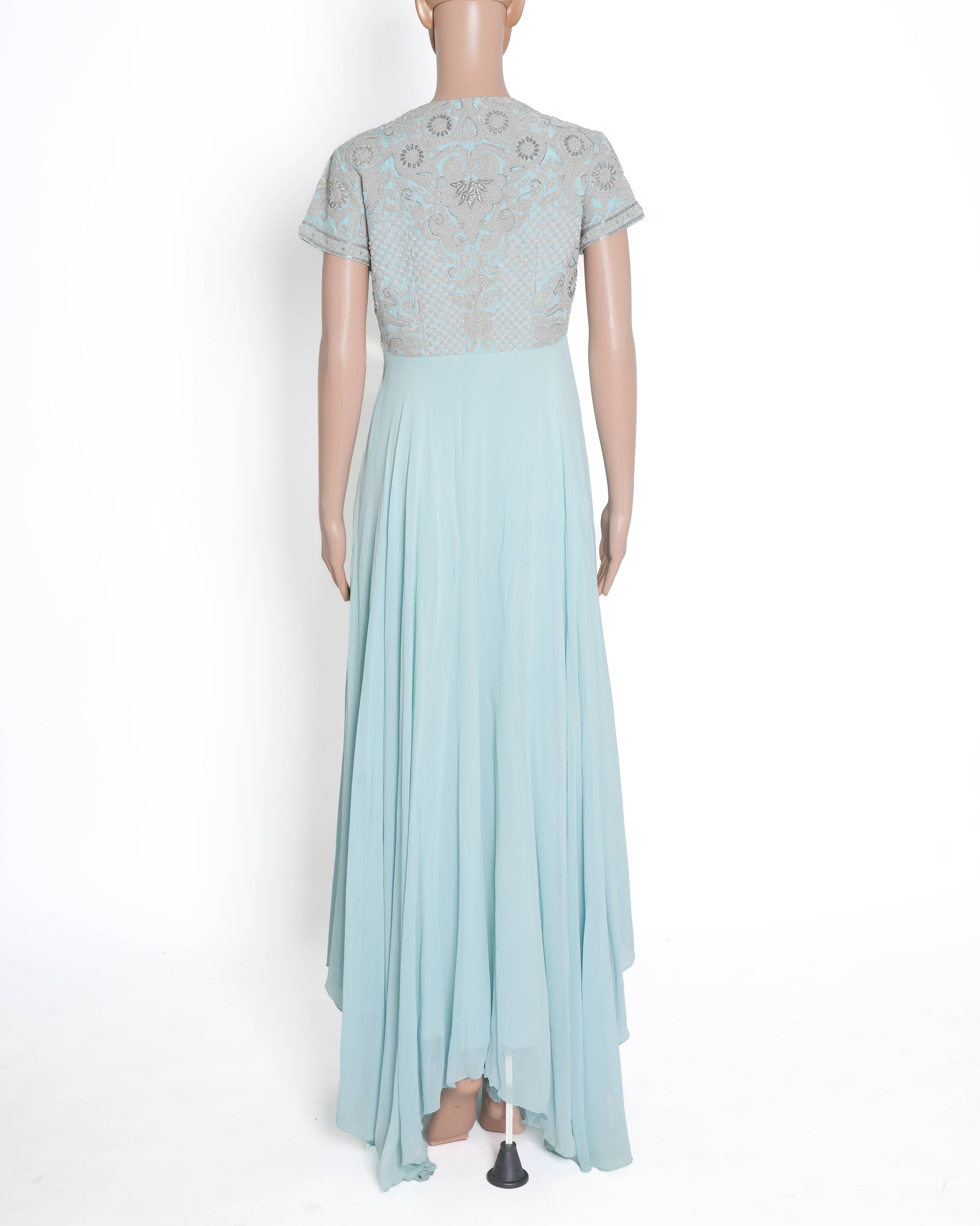 Pankaj & Nidhi Blue Kurta Set