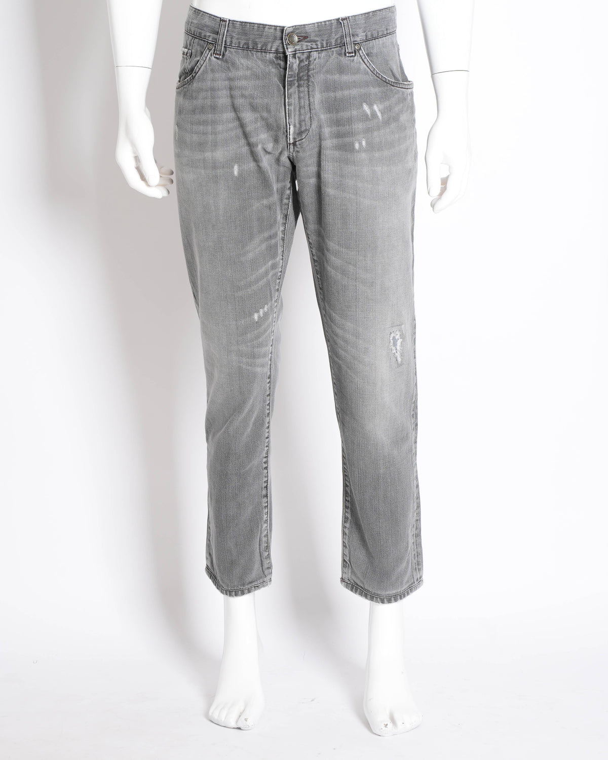 Dolce & Gabbana Men's Skinny Jeans In Grey