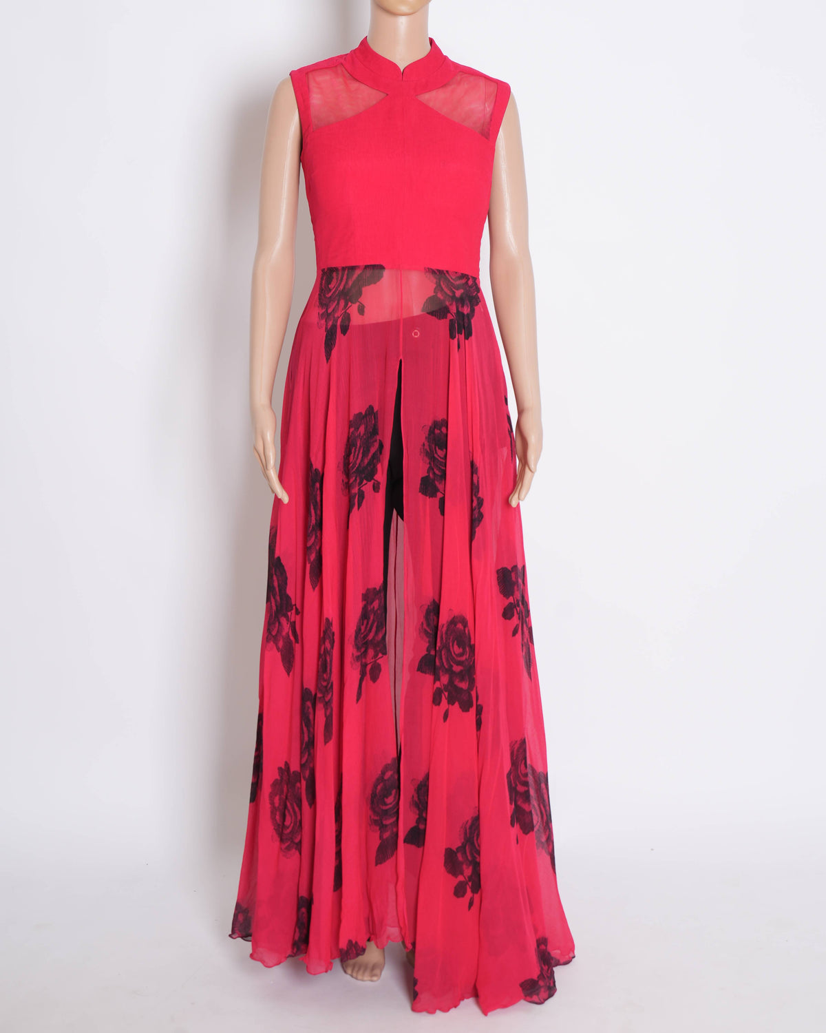 Dolly J red rose printed kurta