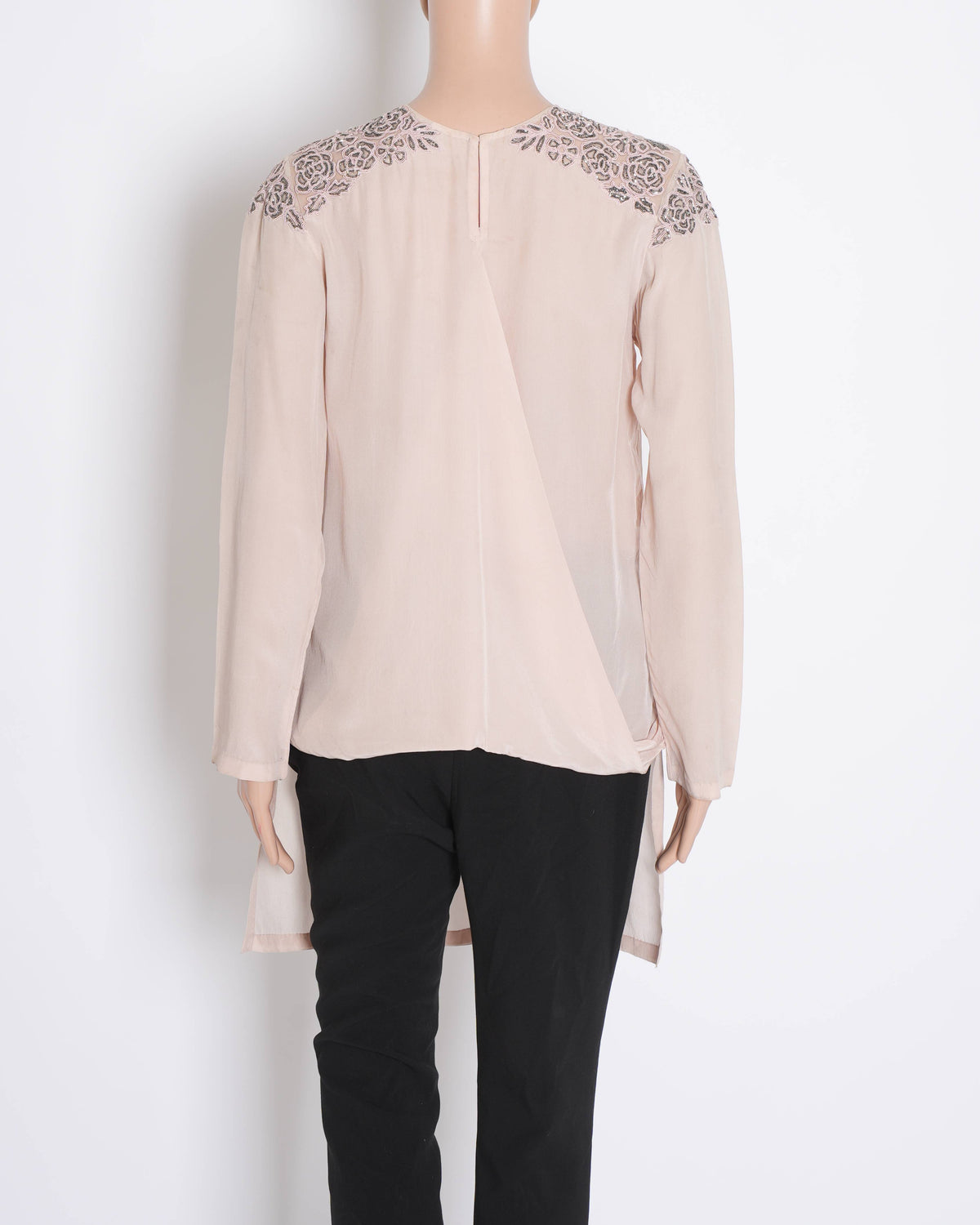 Namrata Joshipura White Embellished light pink top