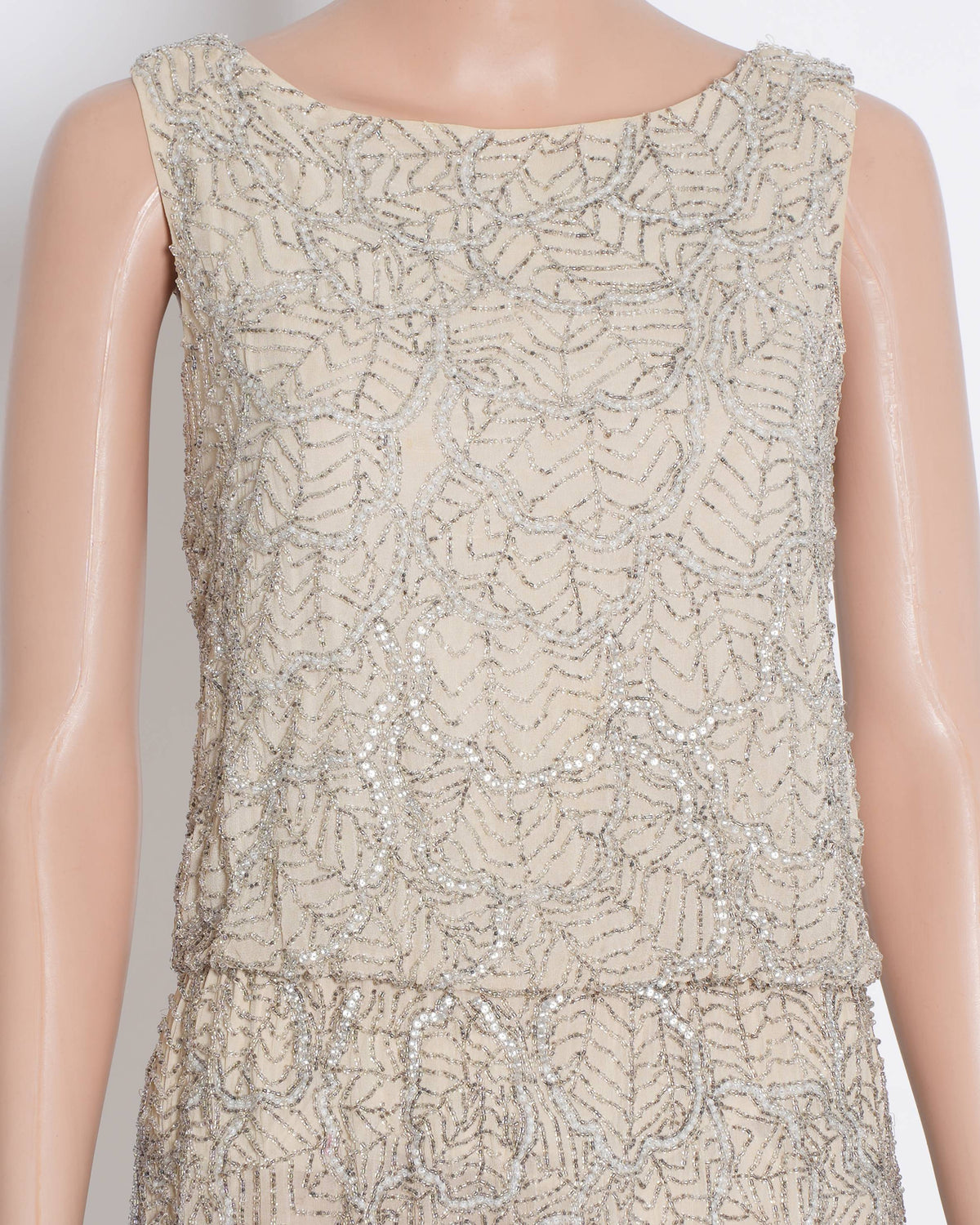 Alice + Olivia Nola Drop Waist Beaded Dress