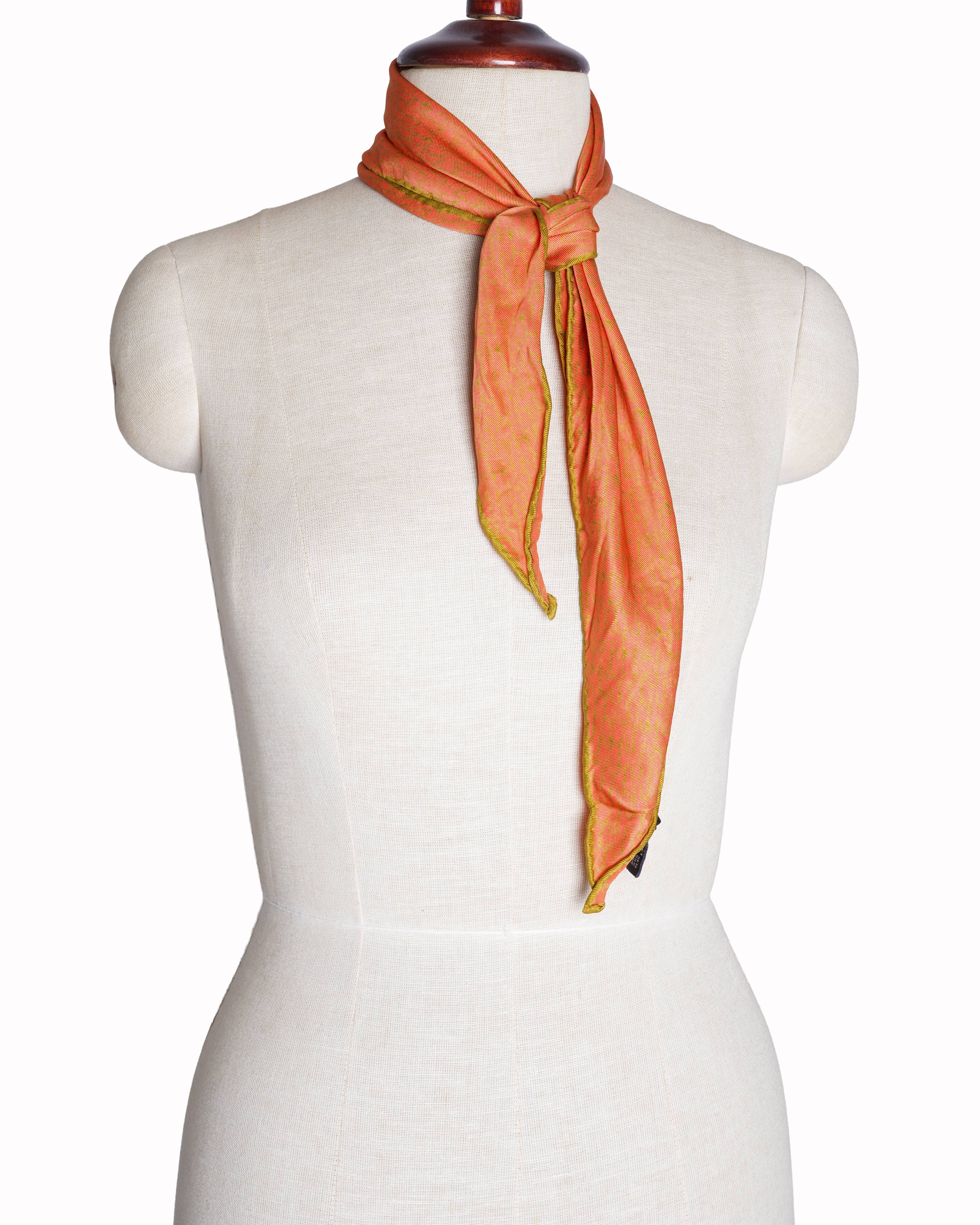 Gucci orange scarf